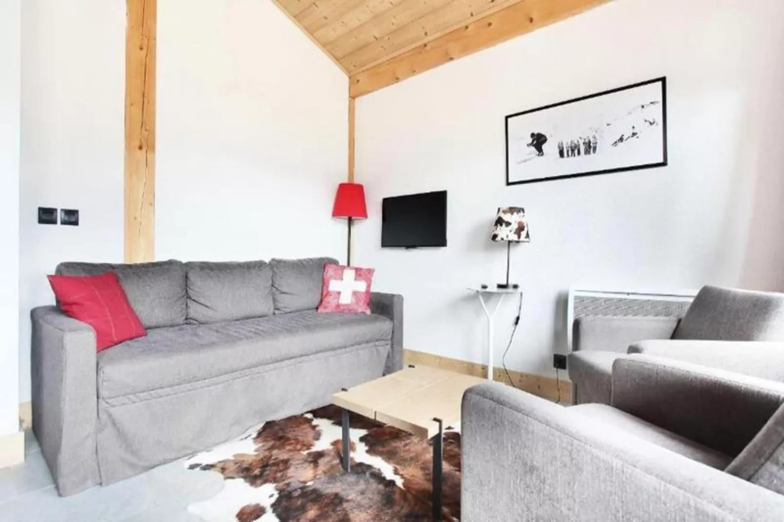 Résidence Prestige Odalys Les Fermes de Châtel-Woonkamer