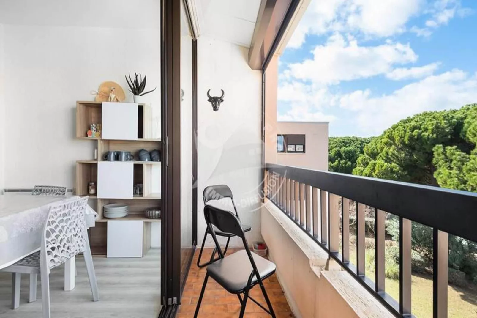 Résidence Le Triangle De La Baronnie-Terrasbalkon