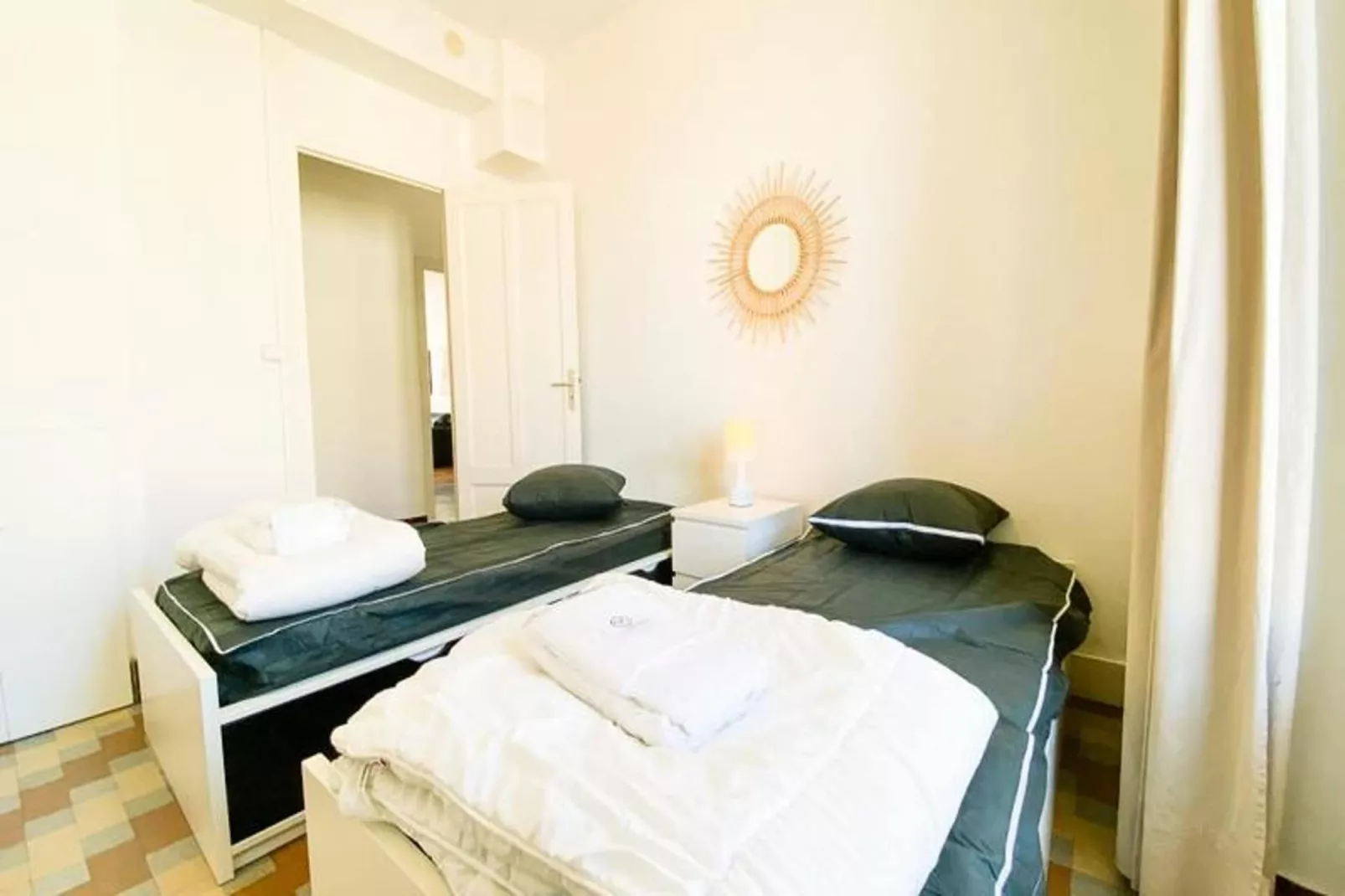 Le Berri'appart | T3 Tout &eacute;quip&eacute; | Tramway, Gare 🚡-Slaapkamer