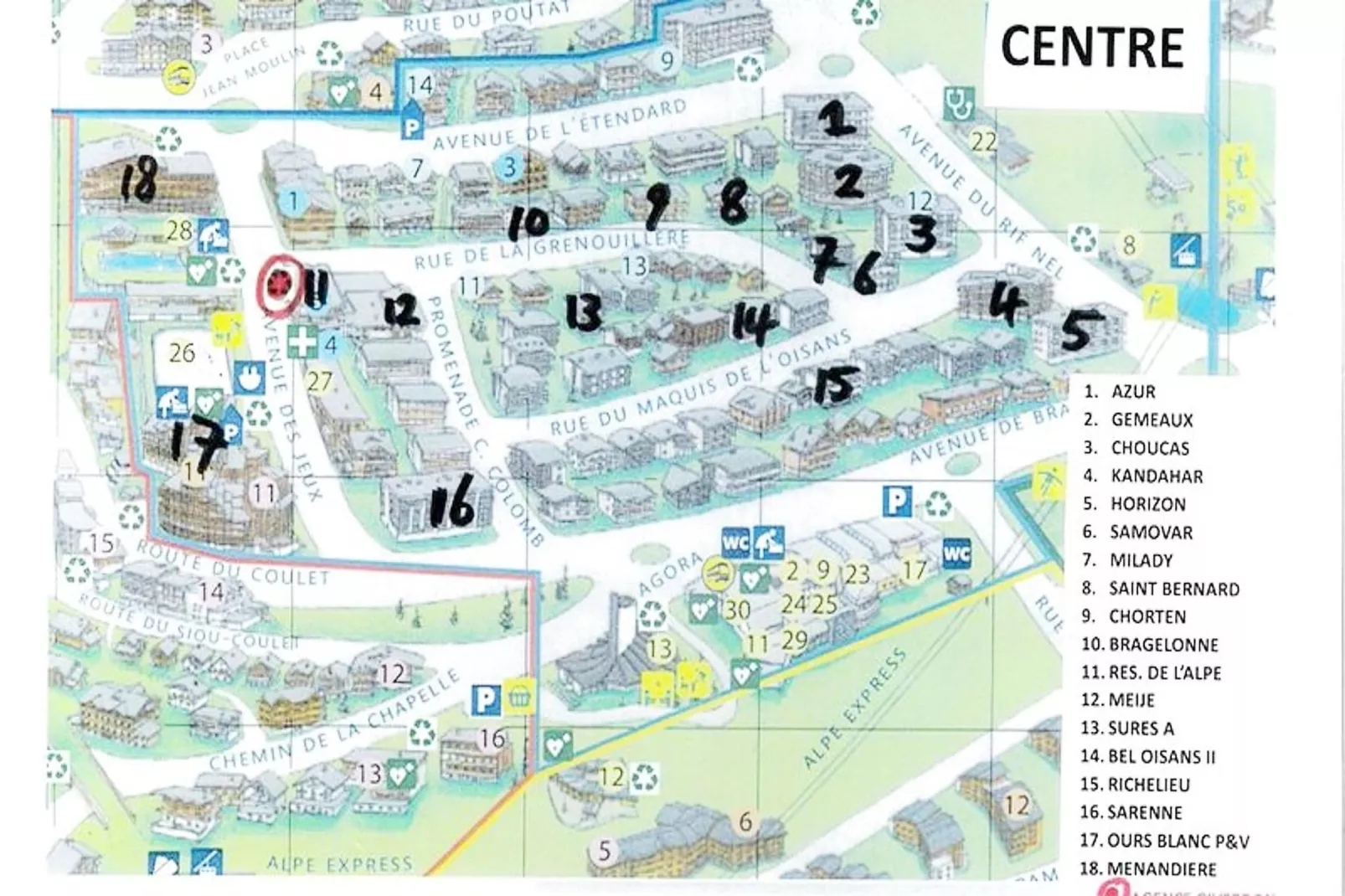 Résidence Sures A-Terrasbalkon