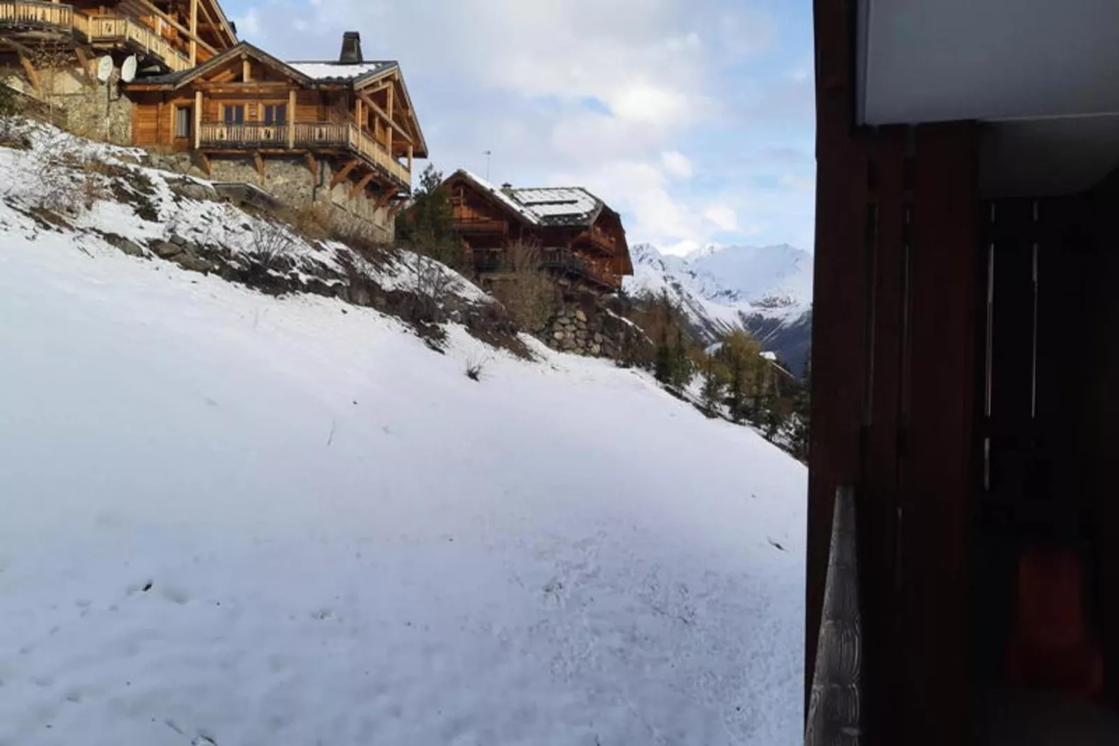 Résidence Balcon Des Pistes C-Uitzicht winter