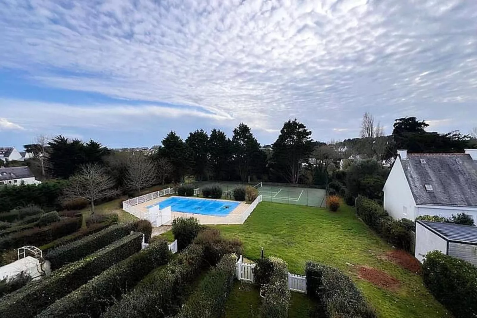 Résidence Piscine Et Plage-Uitzicht zomer