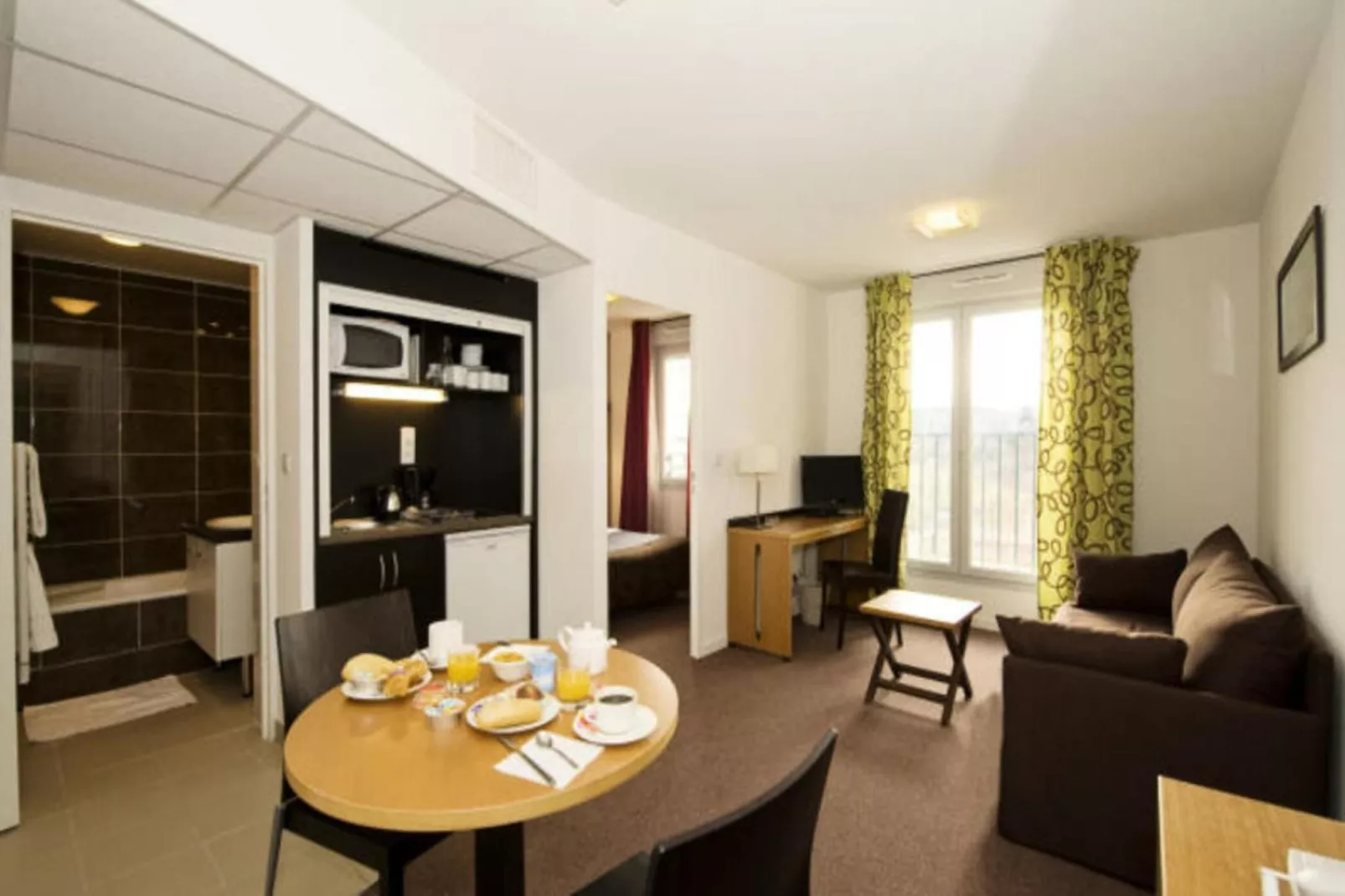 Appart'hôtel Odalys City Bioparc-Woonkamer