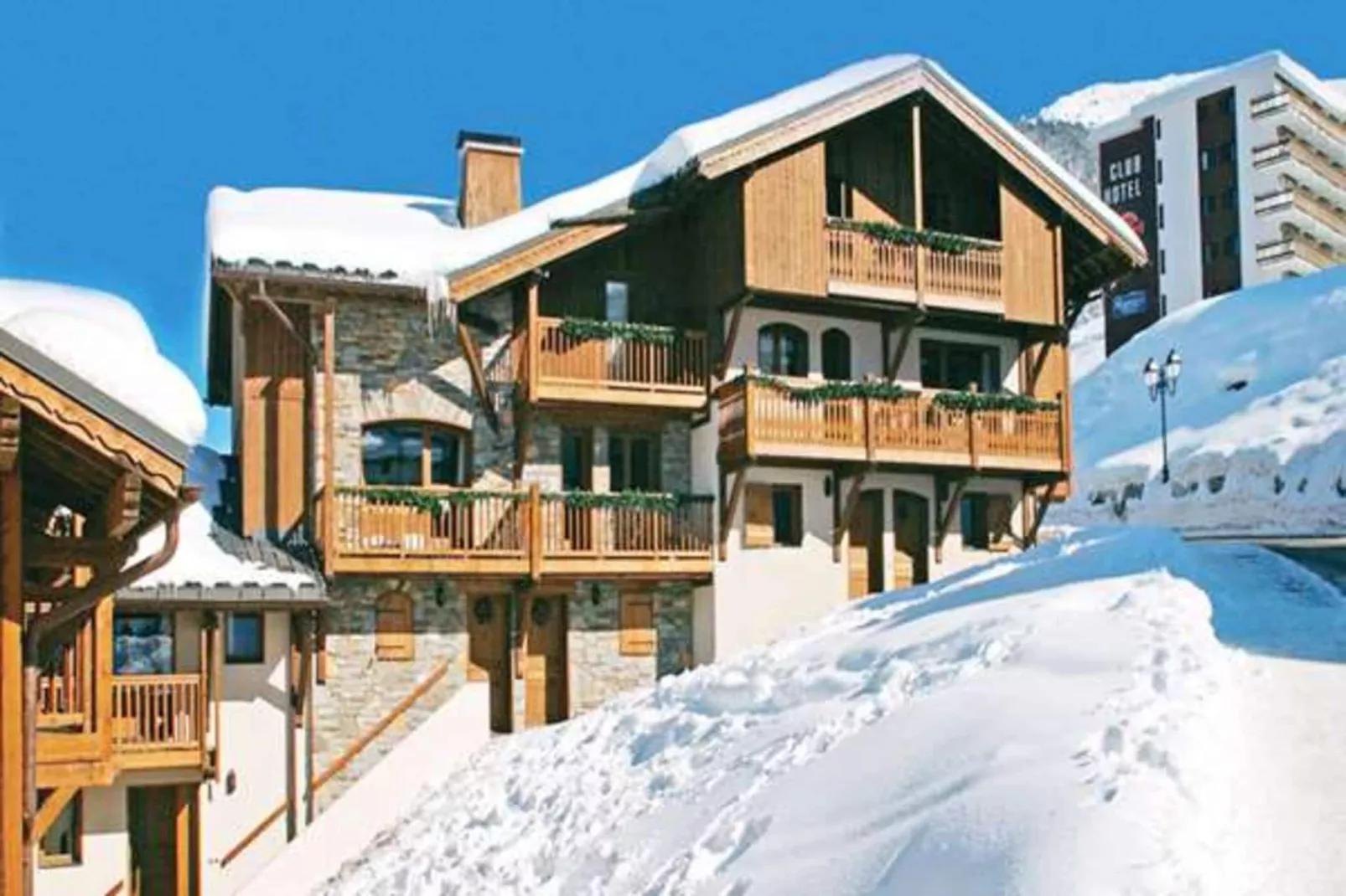 Résidence Les Balcons De Taren-Gebied winter 5km