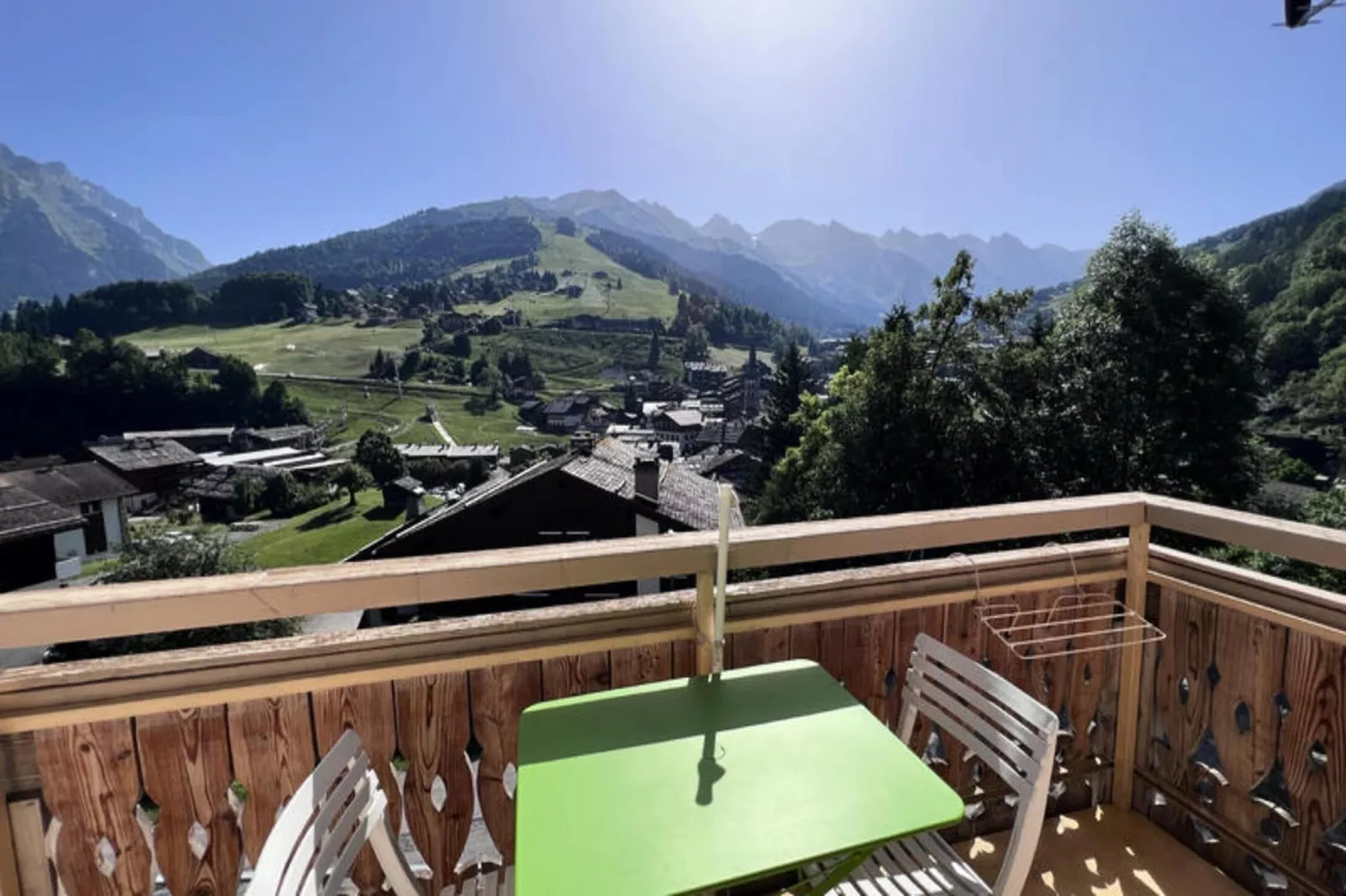 Appartements à La Clusaz-Uitzicht zomer