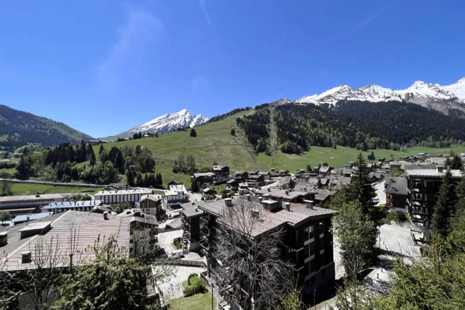 Studio à La Clusaz-Uitzicht zomer