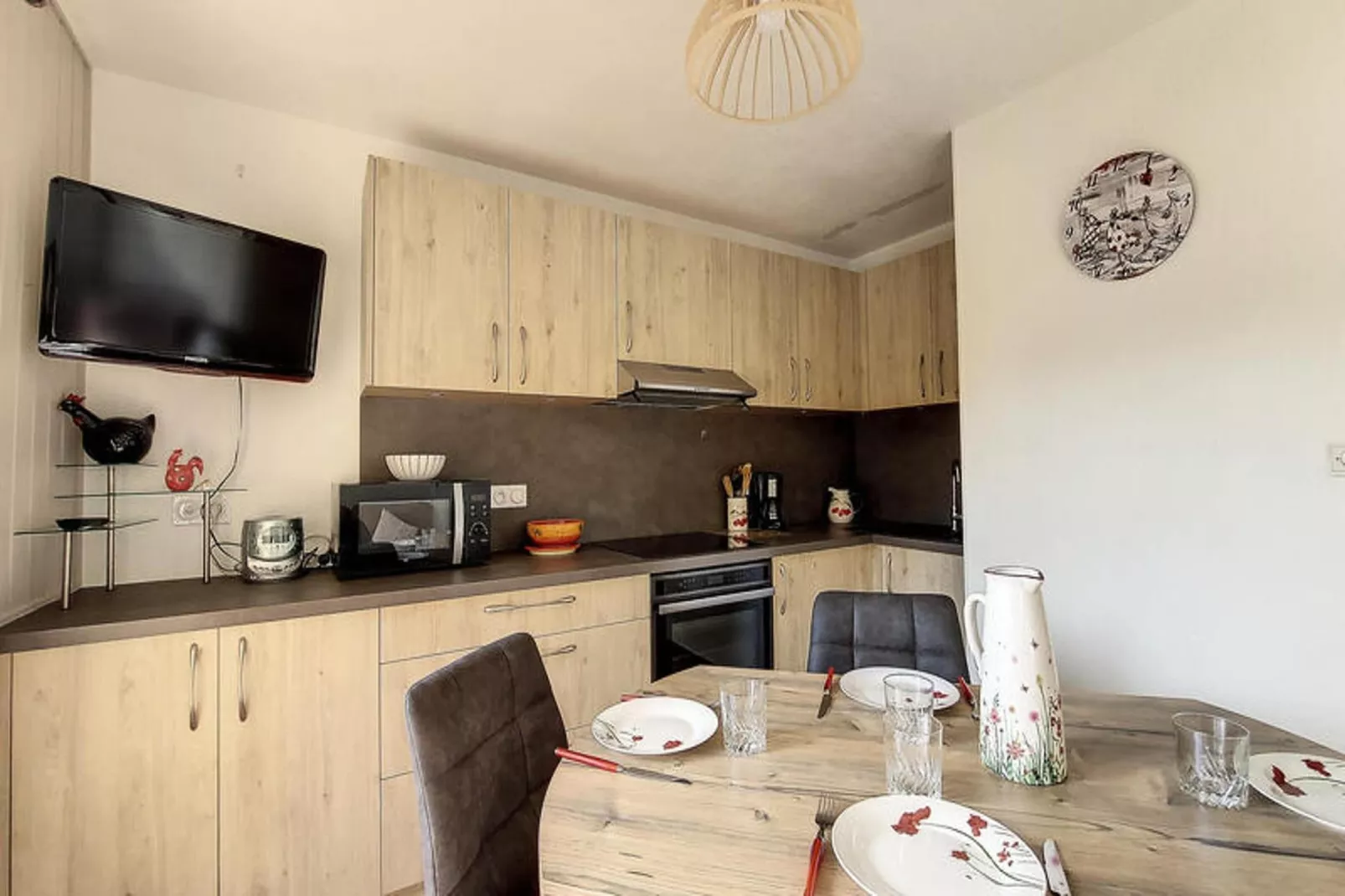 Appartements à Montriond-Eetkamer