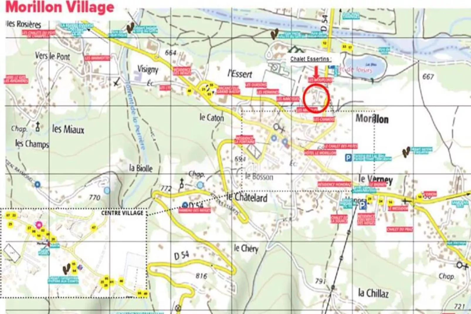 Chalet Essertins-Overloop