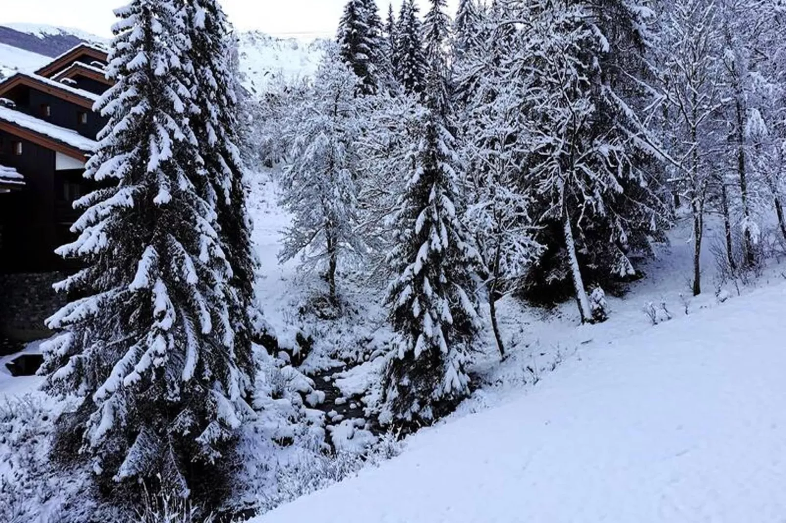 Résidence Ruisseau-Gebied winter 1km