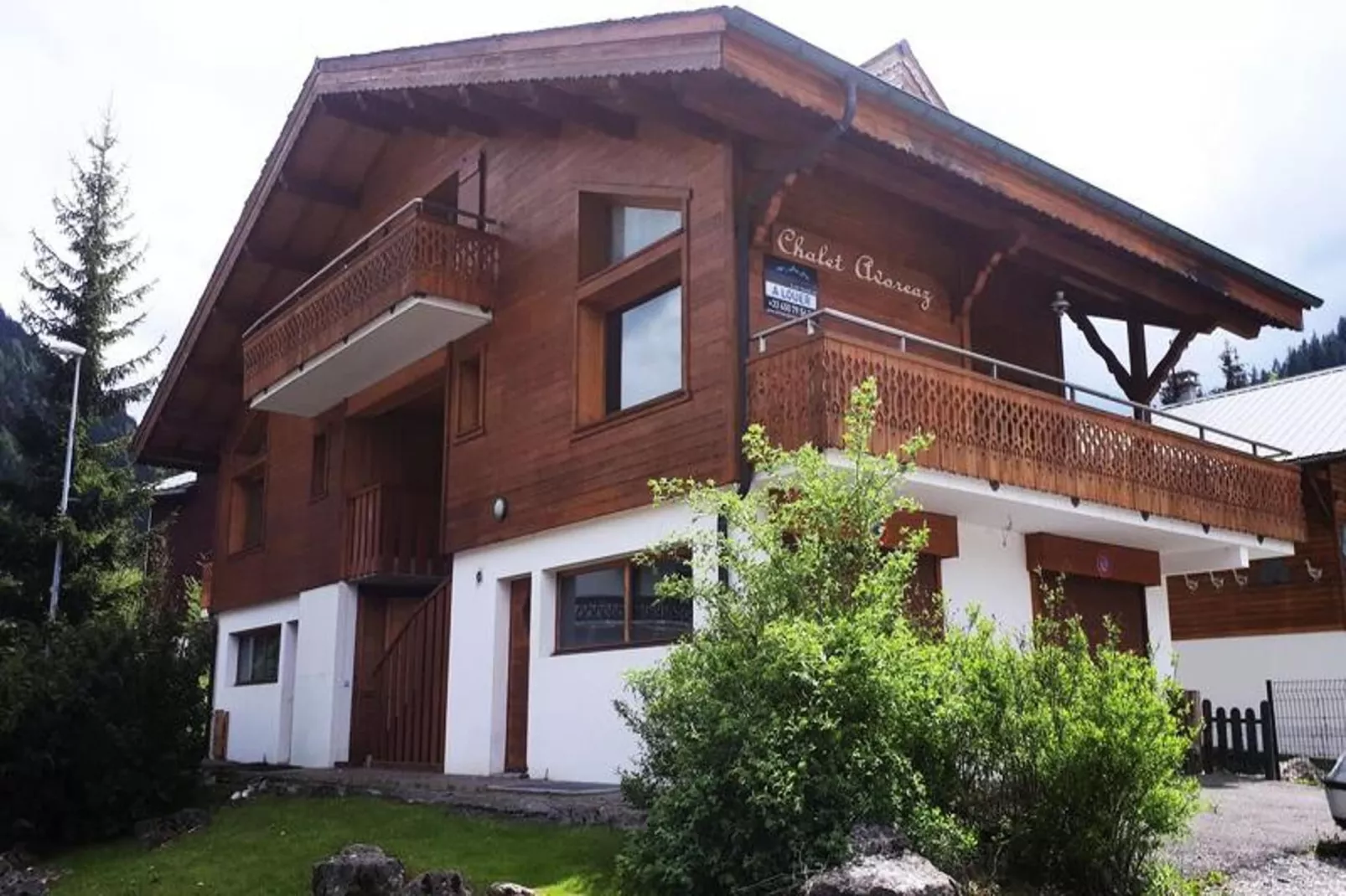Chalet Avoreaz-Buitenkant zomer