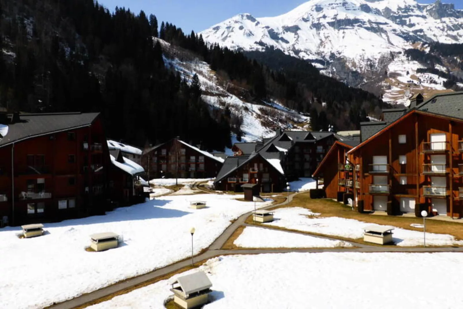 Résidence Pierres Blanches-Uitzicht winter