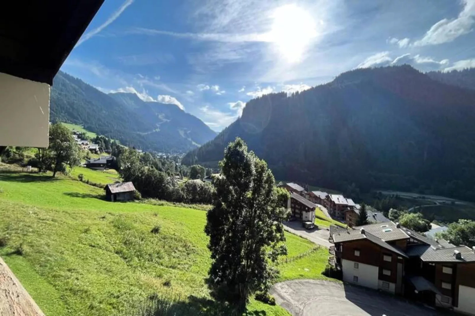 Résidence Chaumiere Des Neiges-Tuinen zomer