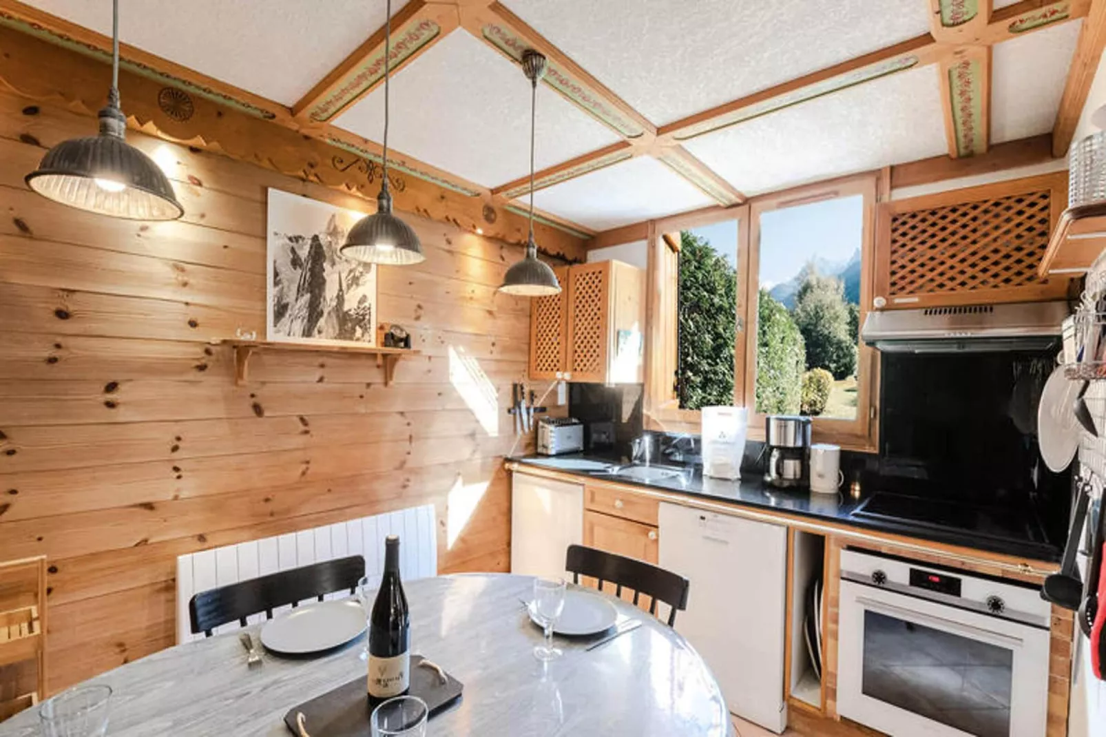 Chalets Des Bois-Eetkamer