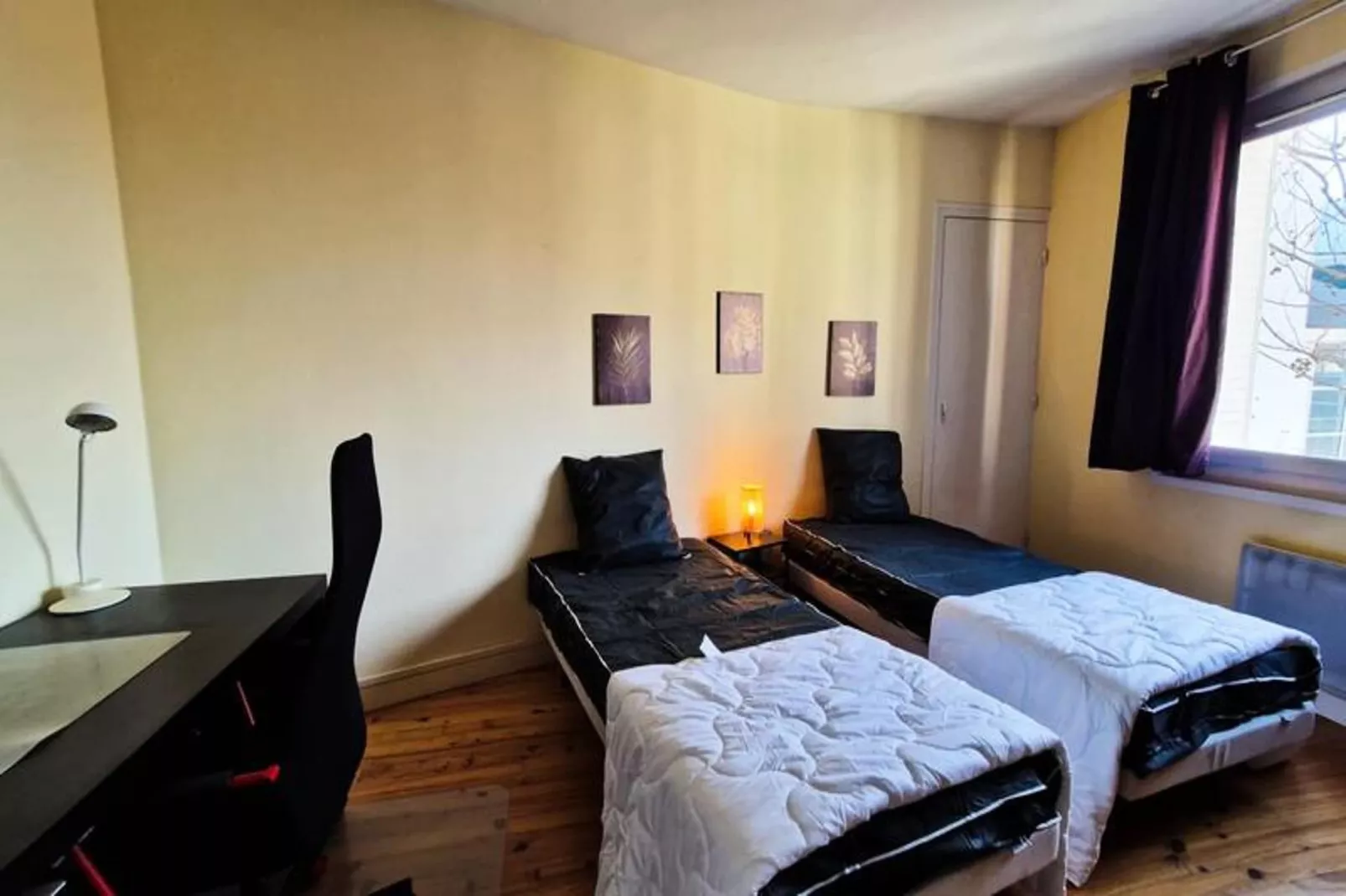 Le Spacieux T3 Pour 4 Proche De Gem Et La Gare 🗻-Slaapkamer