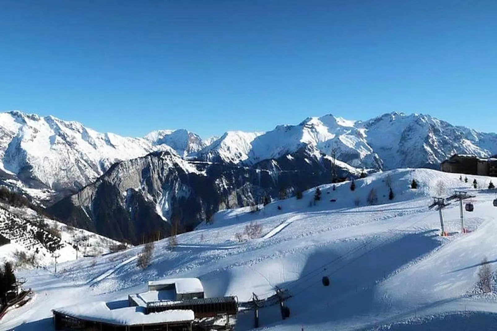 Résidence Ours Blanc P&v-Gebied winter 5km