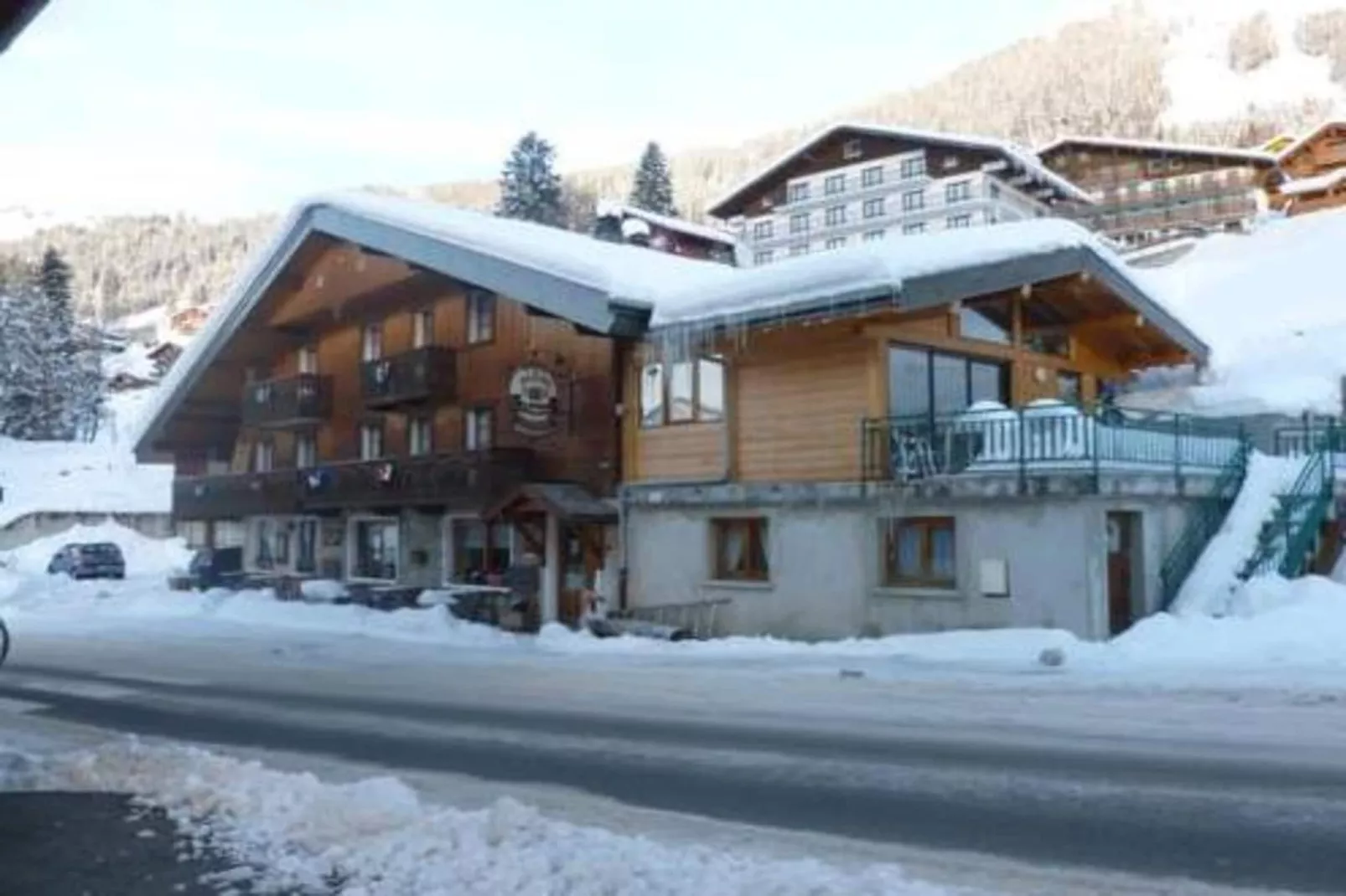 Résidence Alpages-Gebied winter 1km