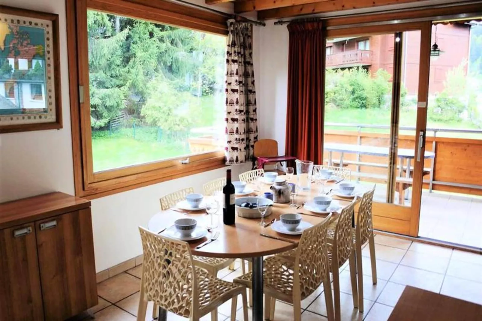 Chalet Avoreaz-Buitenkant zomer