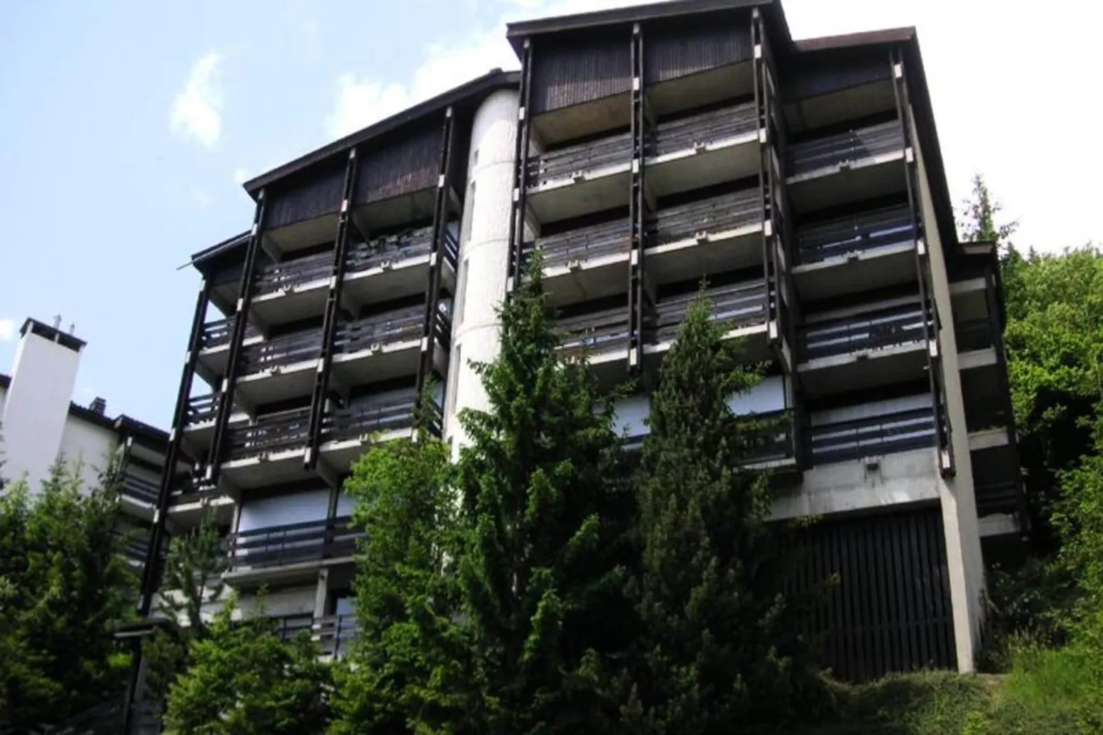 Résidence Aiguille Verte-Buitenkant zomer