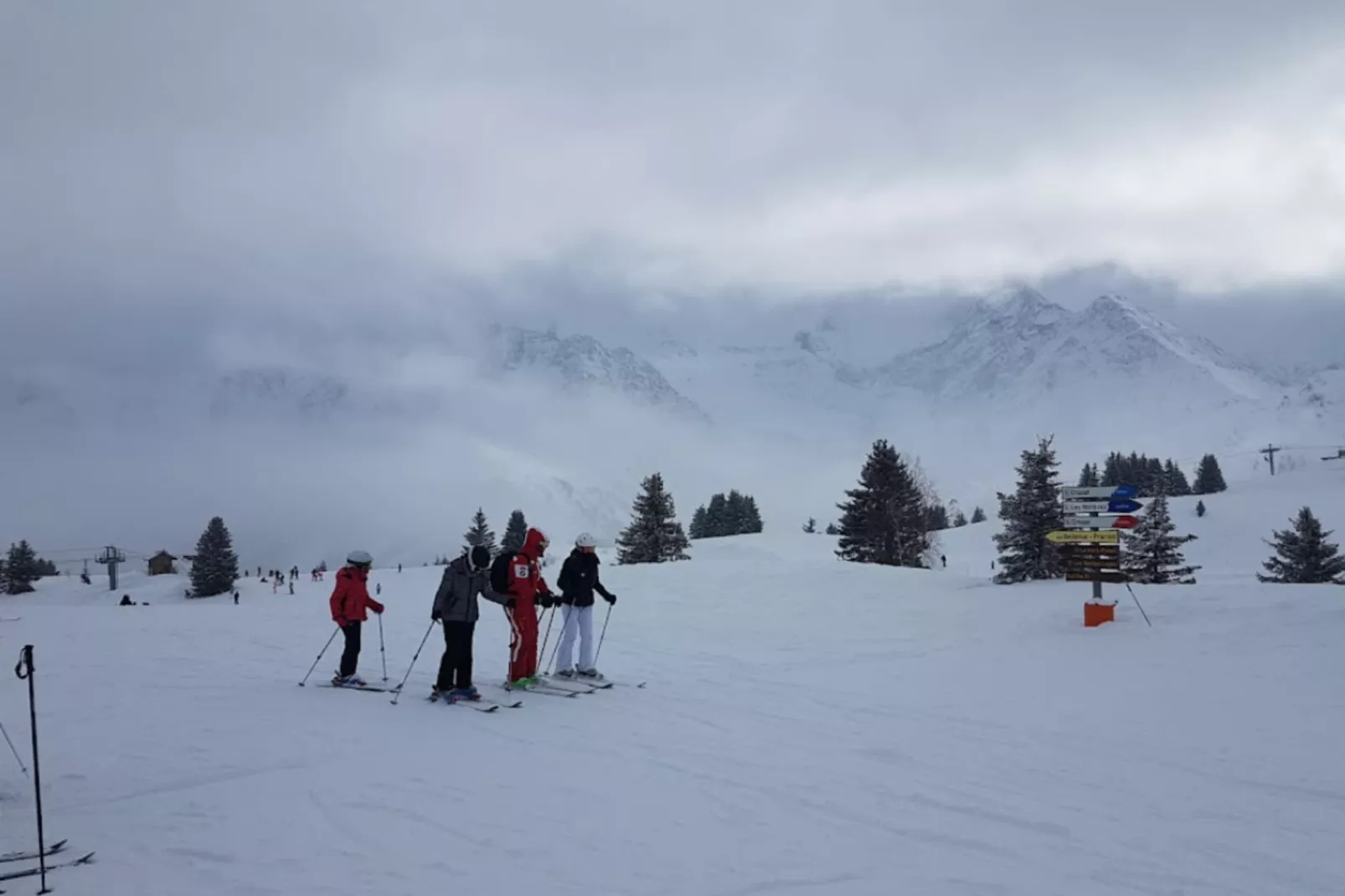 Chalets Alpages-Gebied winter 5km