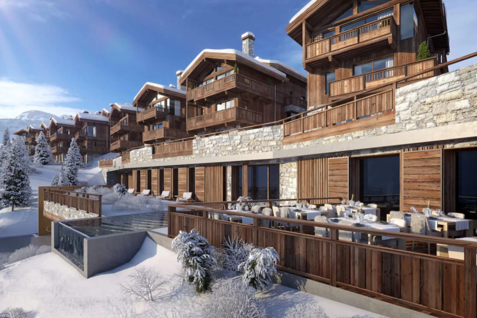 Résidence Pleiades-Gebied winter 5km