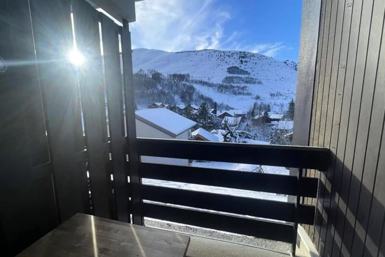 Résidence Arc En Ciel C Porte C103-Uitzicht winter