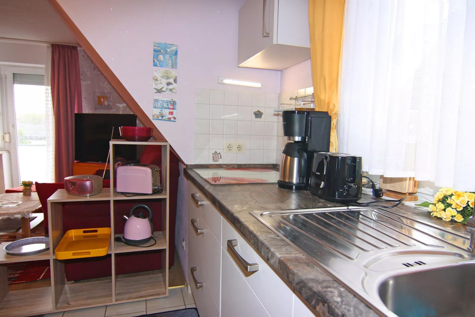 Apartments Stapel, Büsum-App.4 / 2 Raum App im OG, 42qm-Keuken