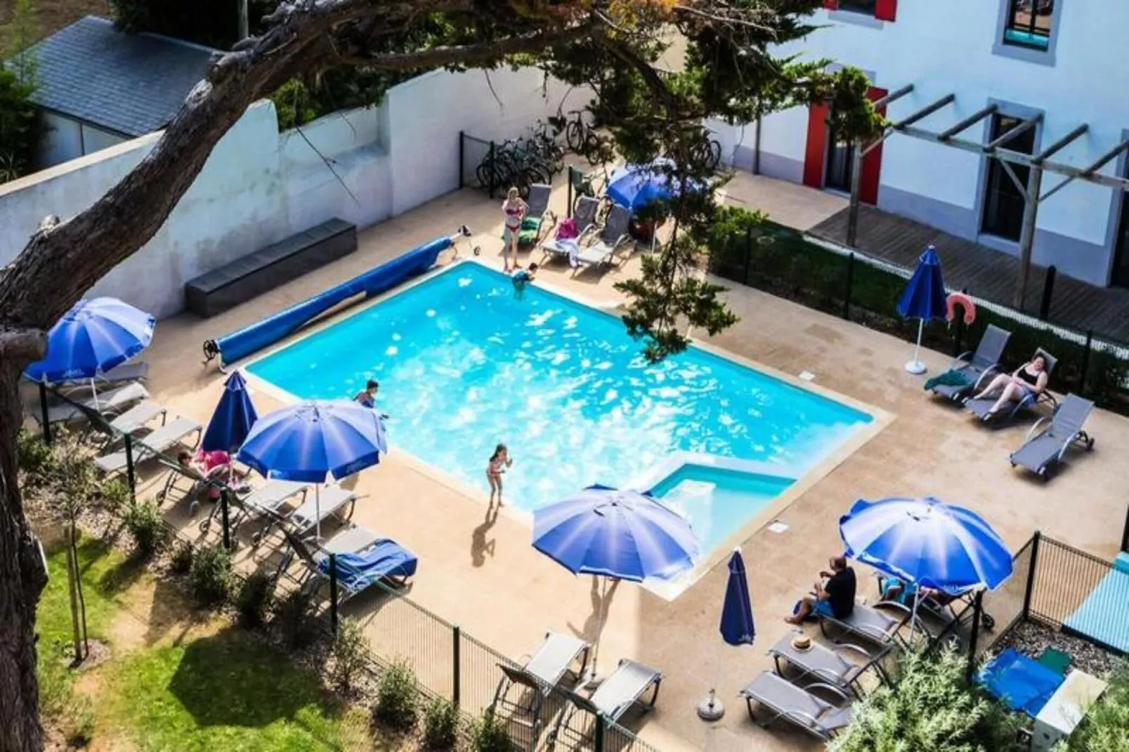 Résidence Prestige Odalys de la Plage-Buitenkant zomer