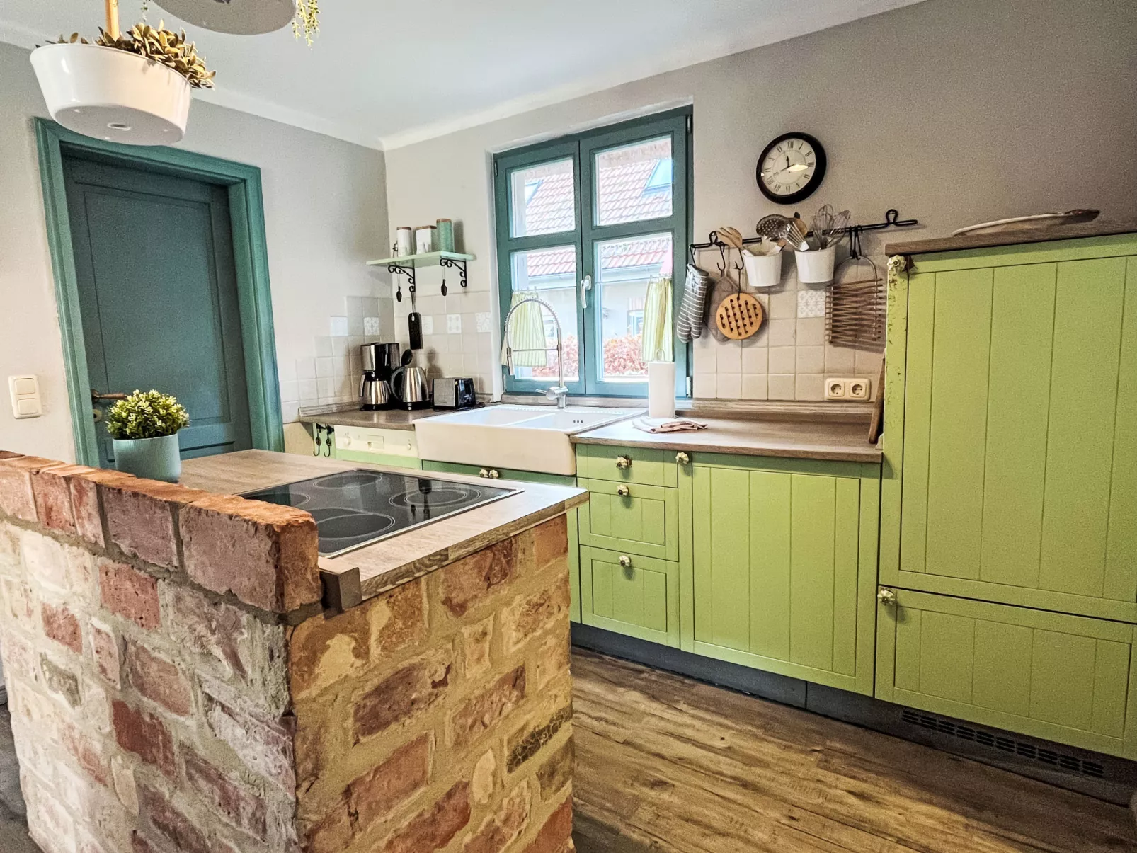 Reetgedecktes Ferienhaus Seelchen-Binnen