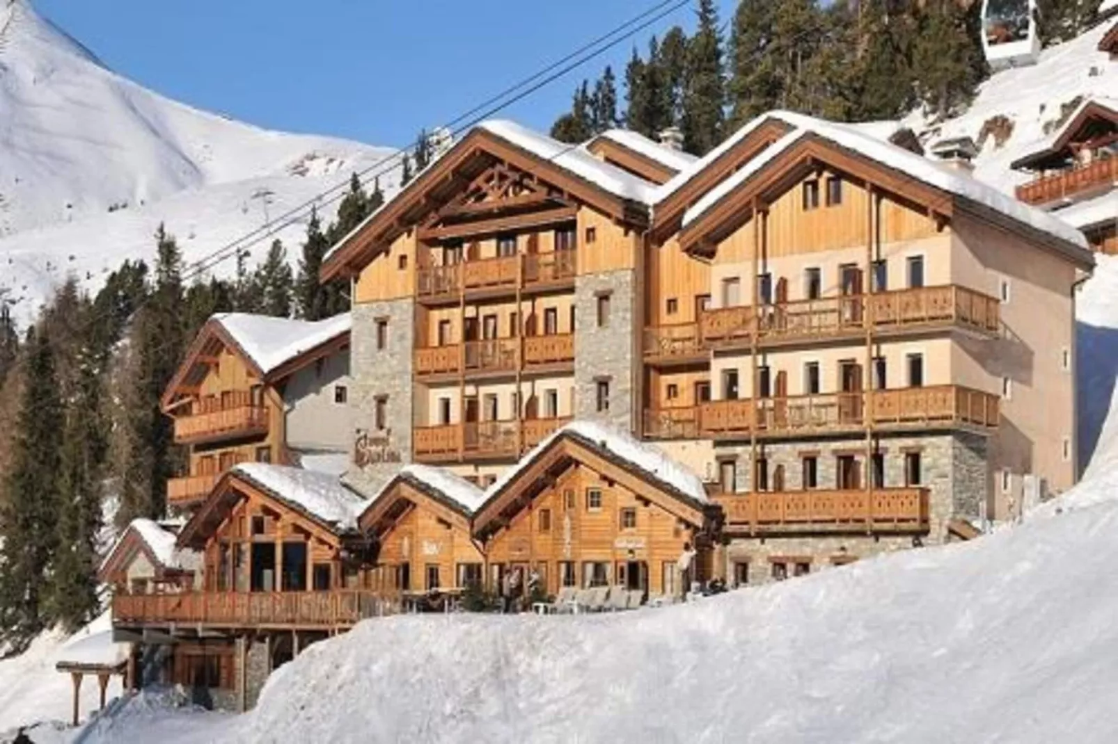 Résidence Les Balcons De Taren-Gebied winter 5km
