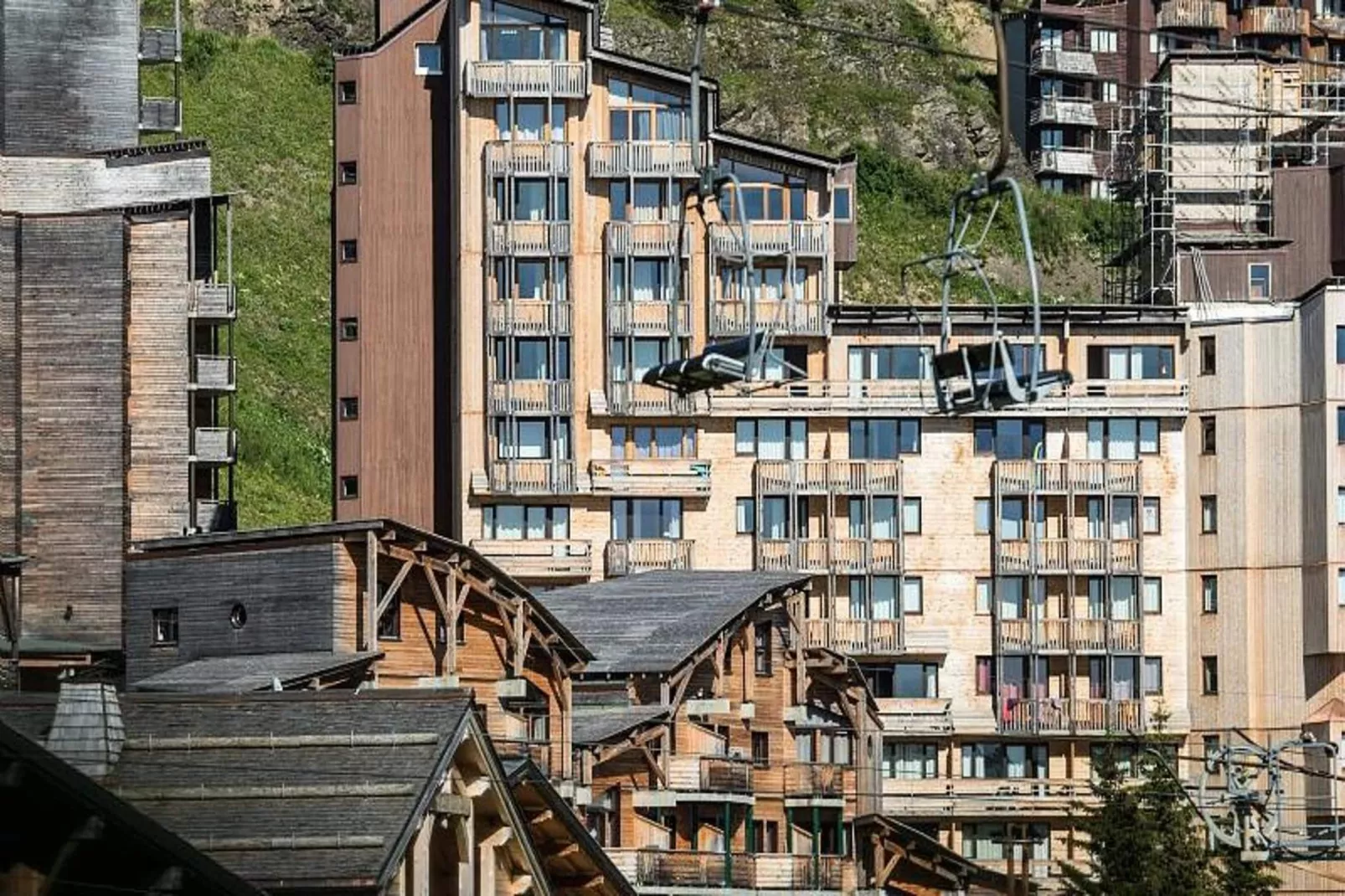 Résidence Les Alpages - maeva Home-Uitzicht zomer