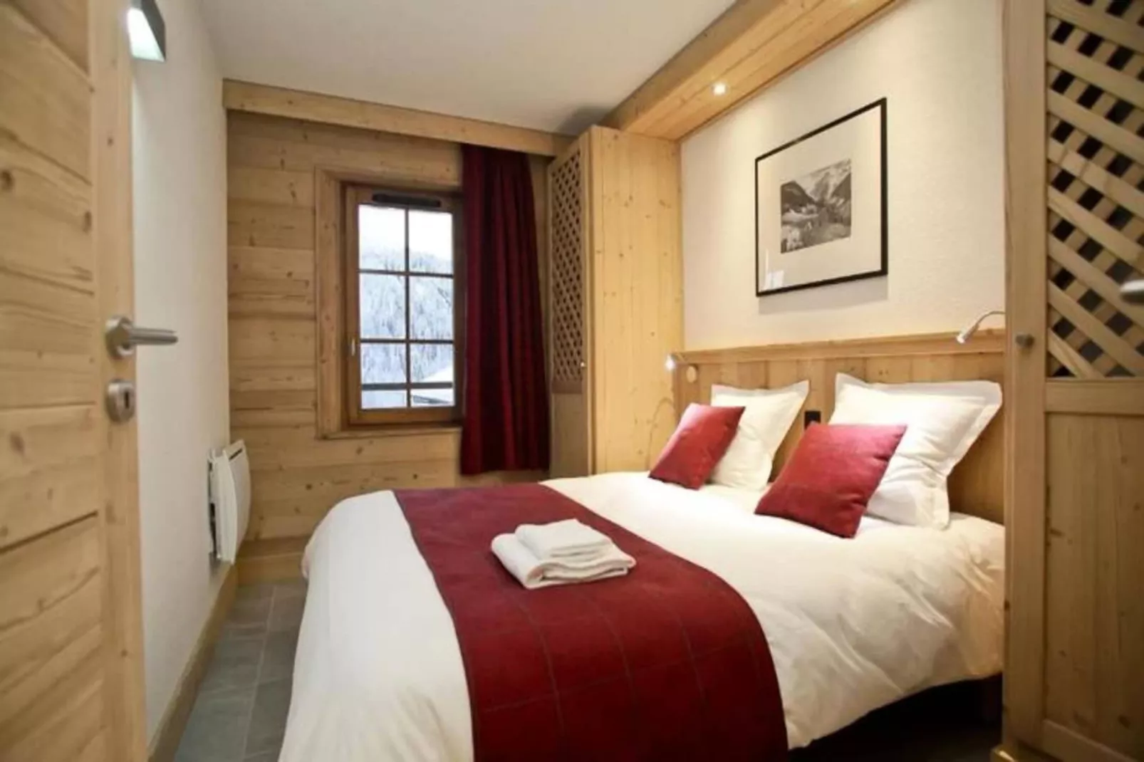 Résidence Prestige Odalys Les Fermes de Châtel-Slaapkamer