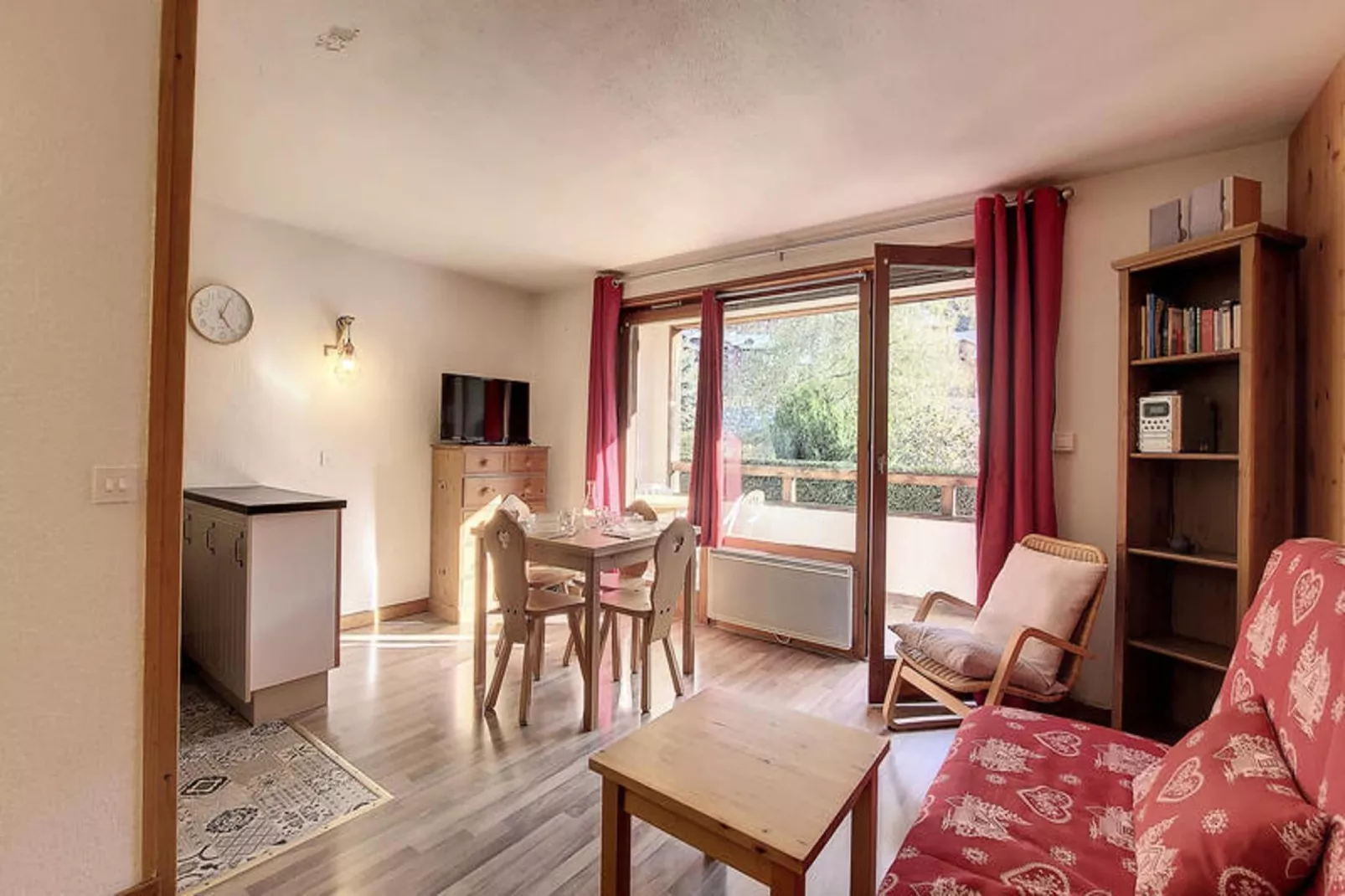 Studio à Saint Jean d'Aulps-Woonkamer