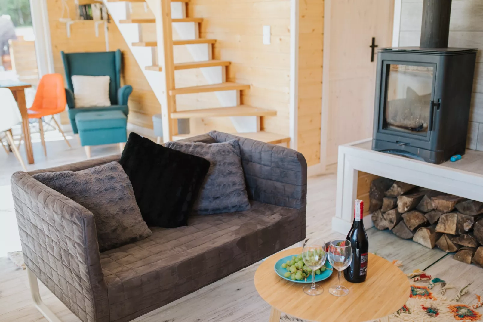 Grey heron-Woonkamer