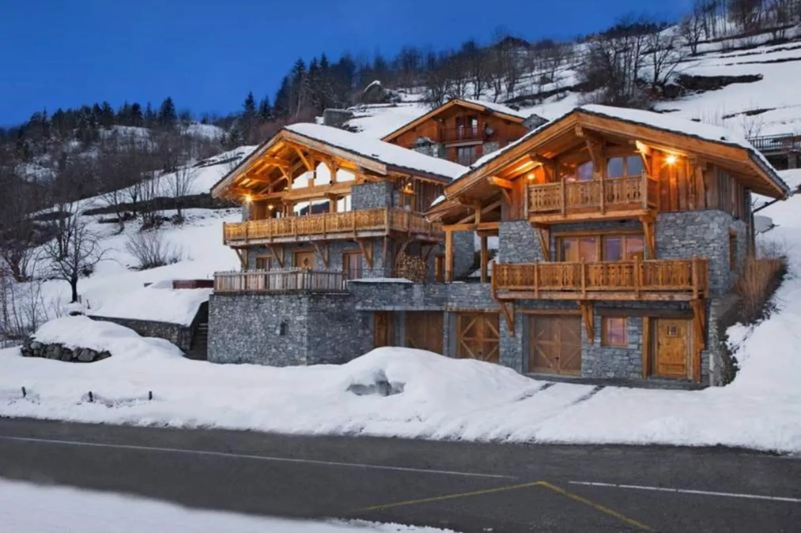 Résidence Alpages-Gebied winter 5km