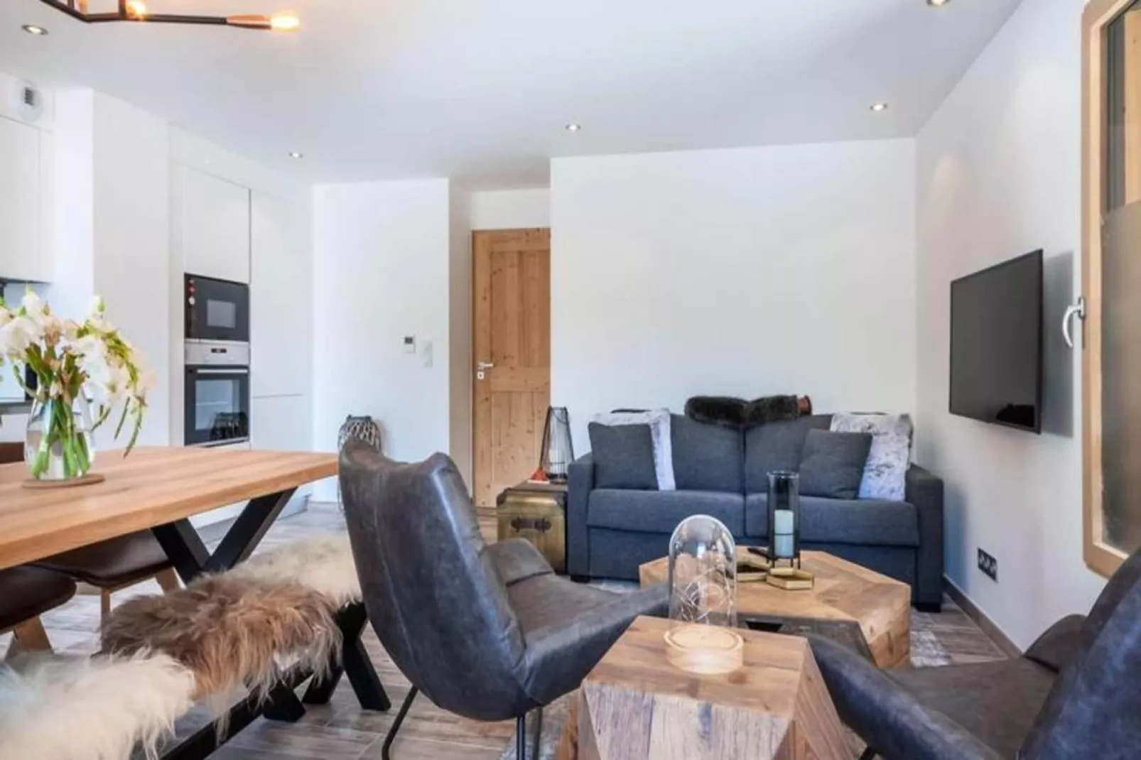 Résidence Les Portes Du Pleney-Woonkamer