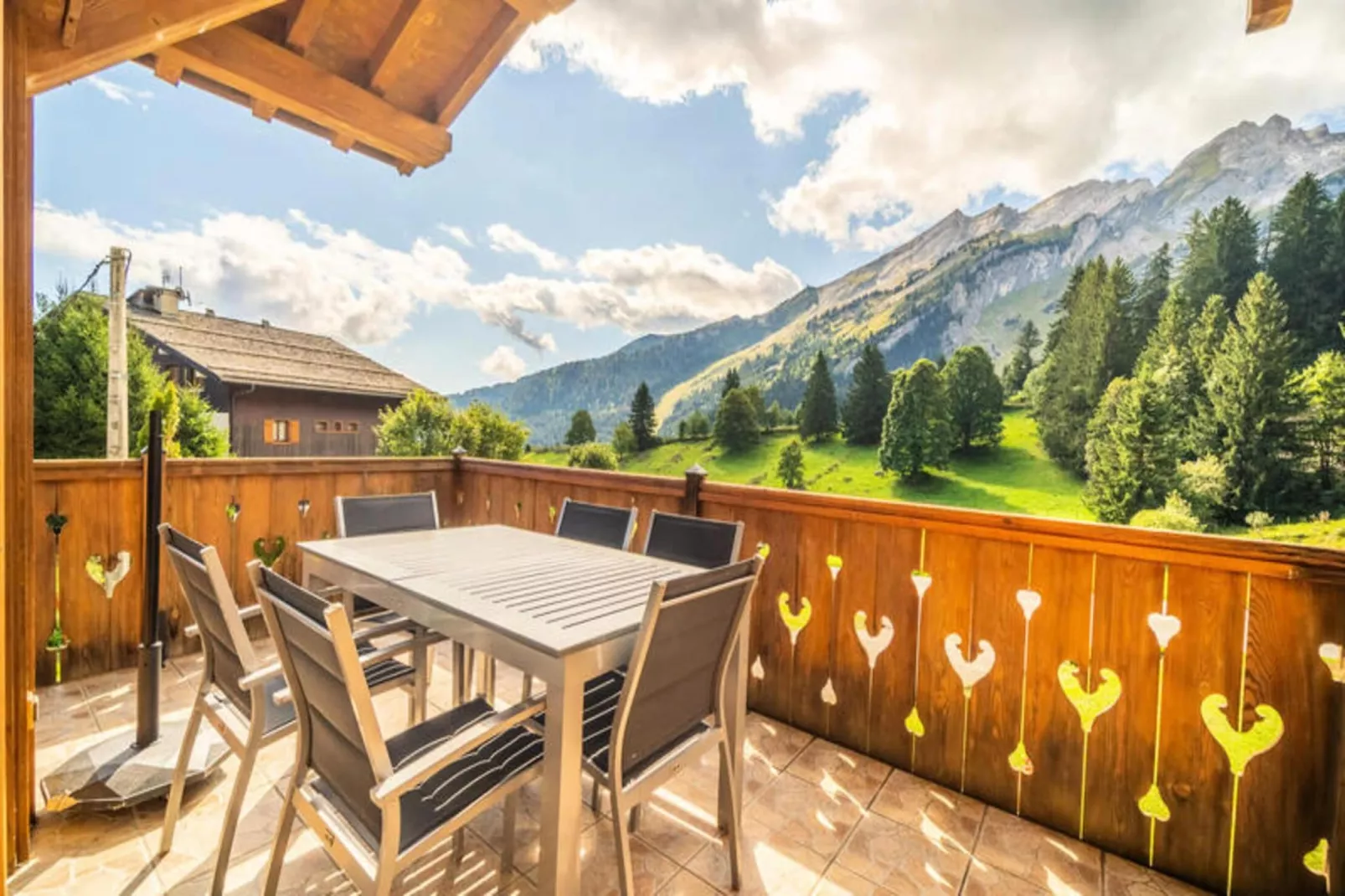 Résidence Les Balcons A-Terrasbalkon