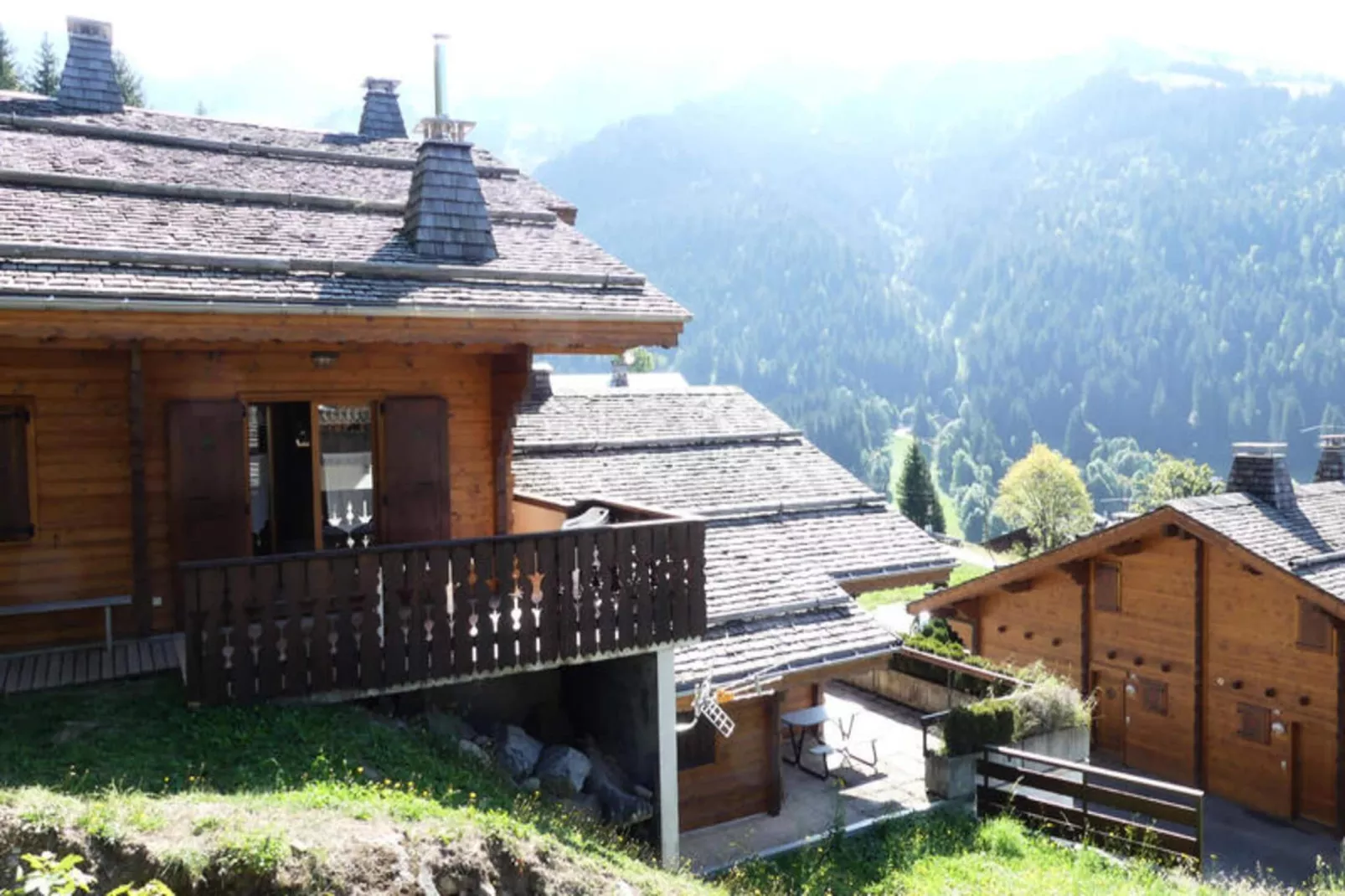 Chalets à La Clusaz-Buitenkant zomer