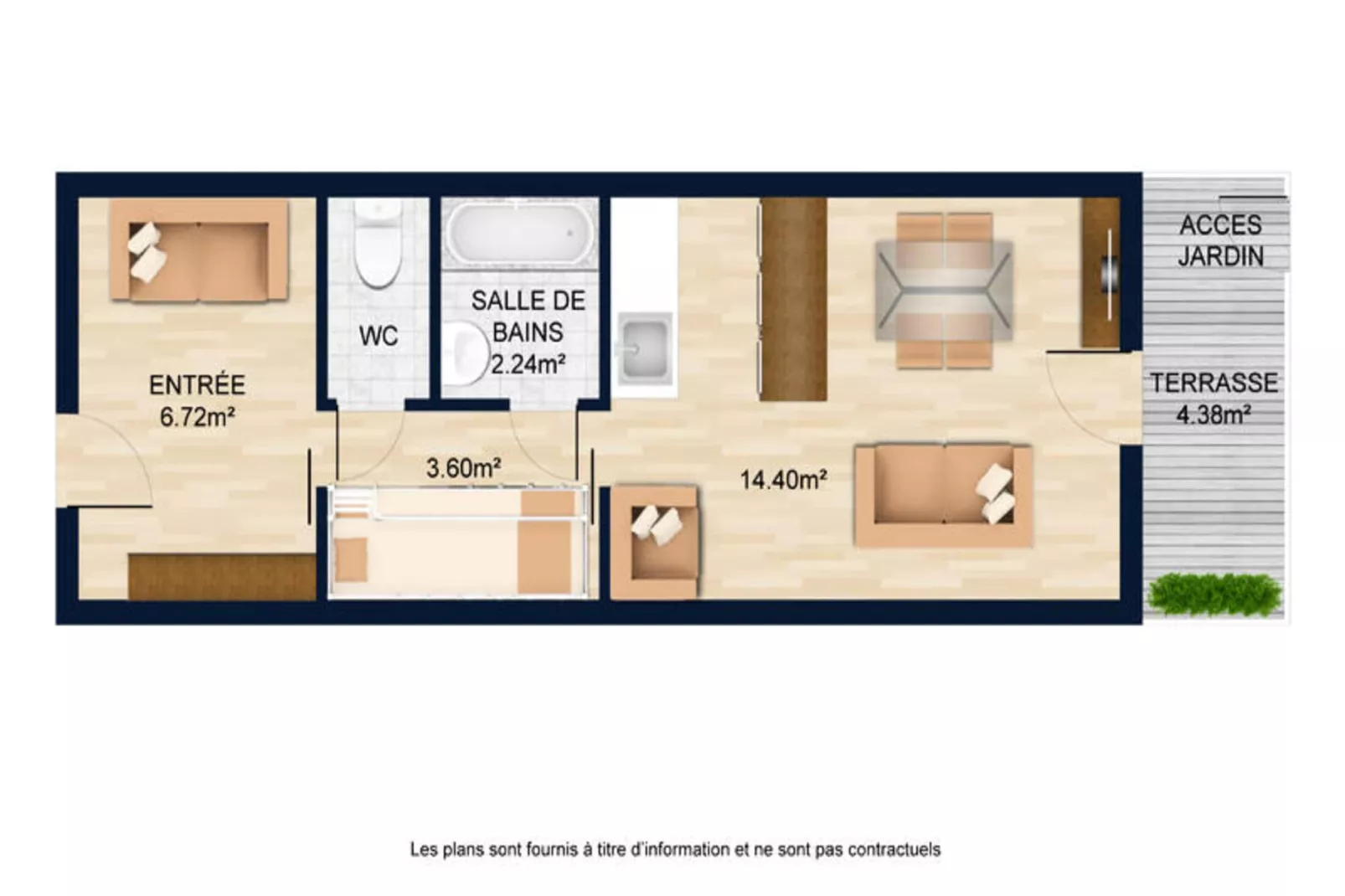 Studio à La Clusaz-Buitenkant zomer