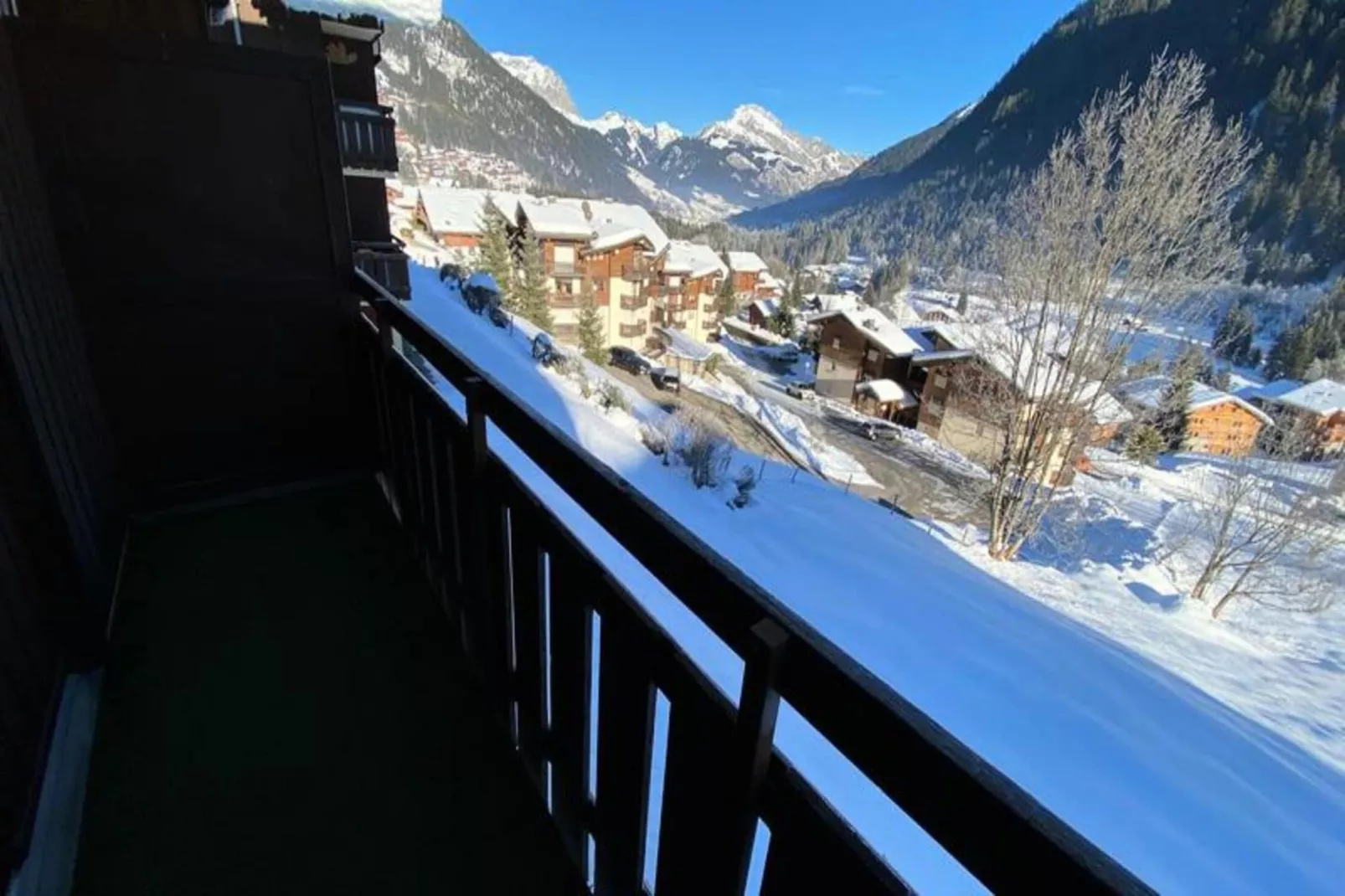 Résidence Chaumiere Des Neiges-Uitzicht winter