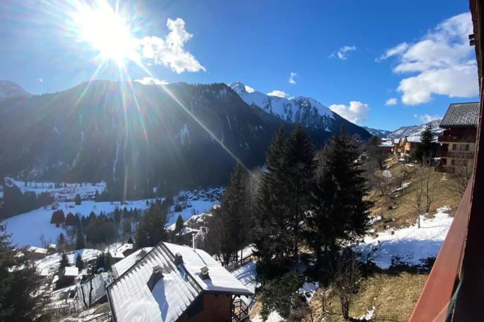 Chalets De Barbessine-Uitzicht zomer