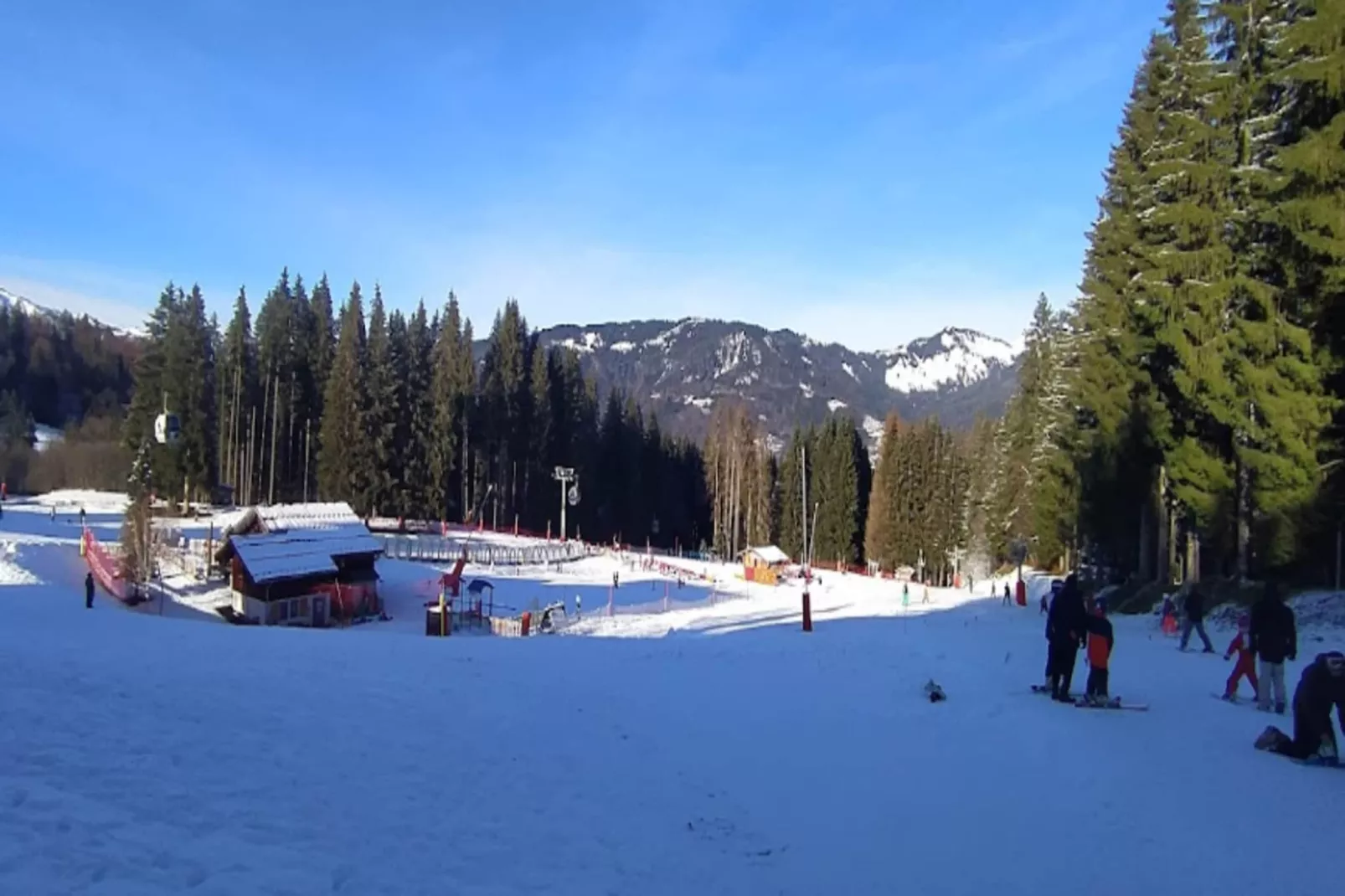 Résidence Edelweiss-Gebied winter 1km