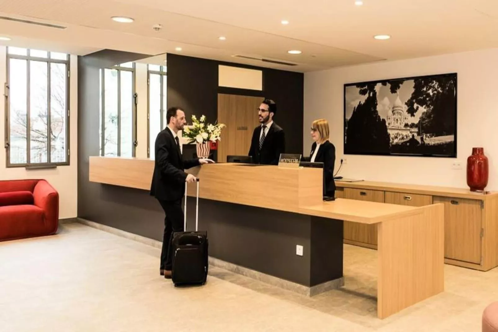 Appart'hôtel Odalys Montmartre-Hal-ontvangst