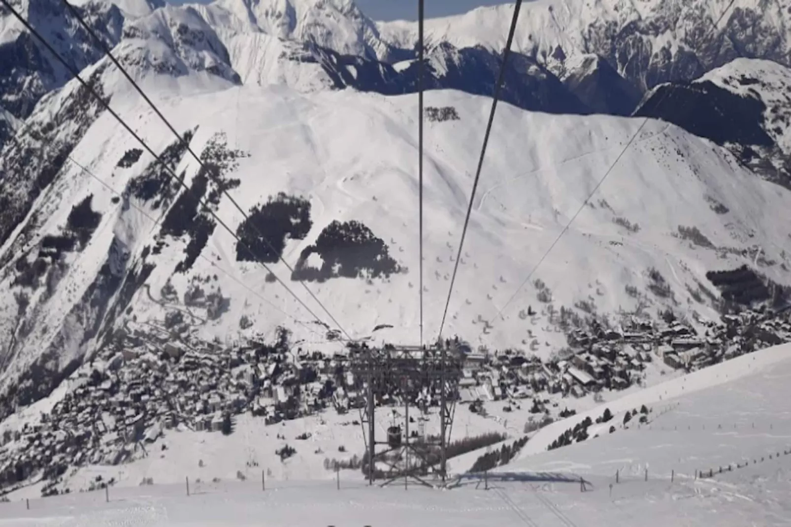 Résidence Balcon Des Pistes C-Gebied winter 5km
