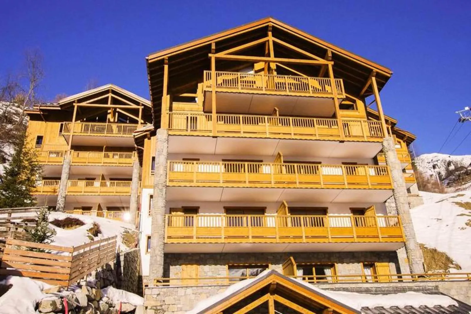 Résidence Les Balcons EtoilÉs-Gebied winter 5km