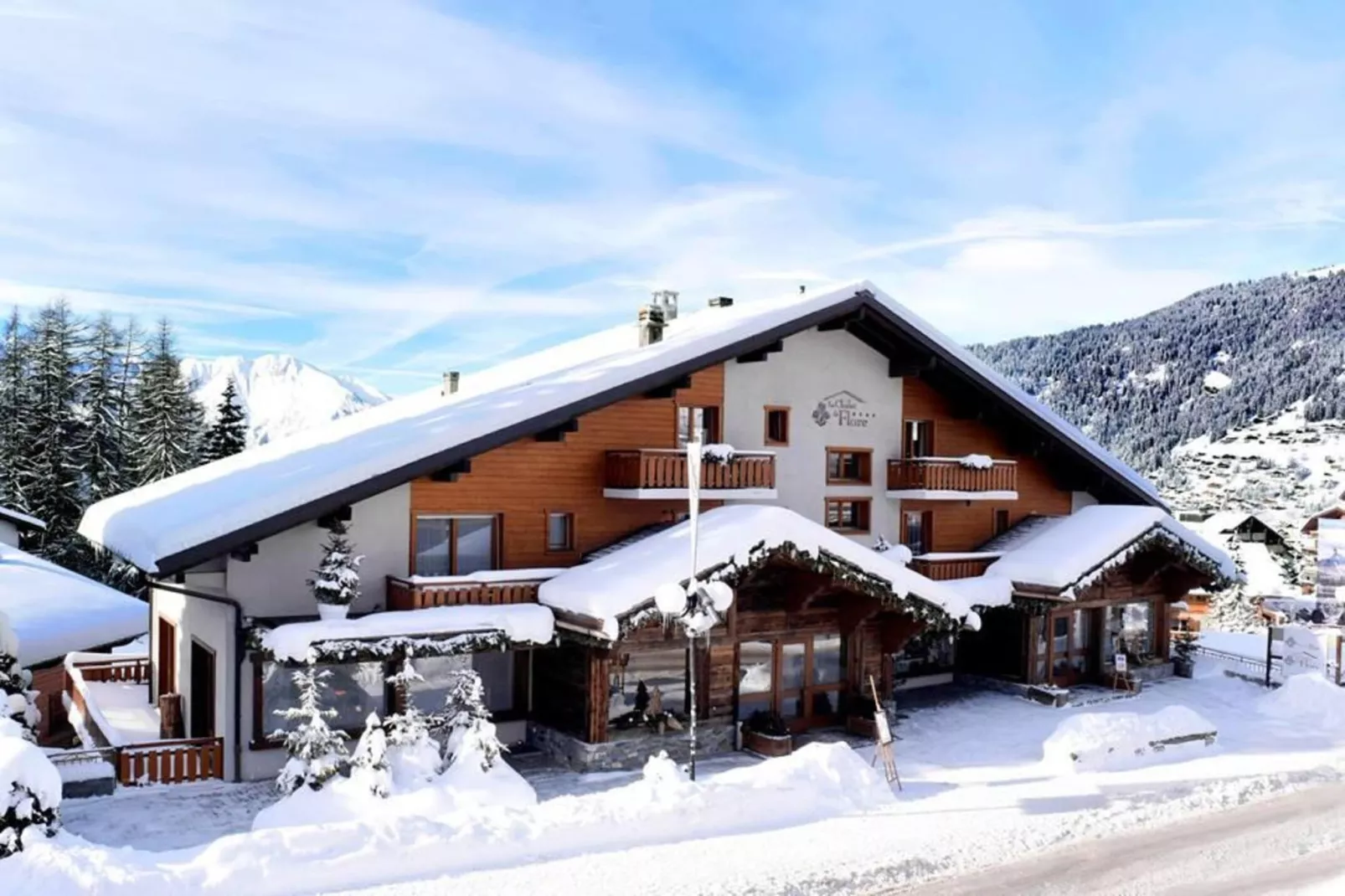 Résidence Alpages-Gebied winter 5km