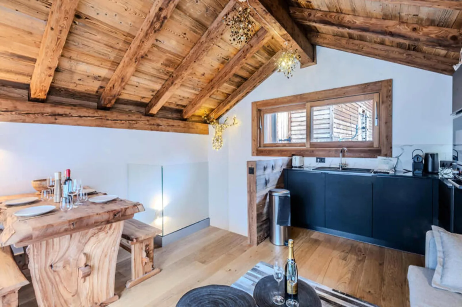 Résidence Mazot Bambi-Eetkamer