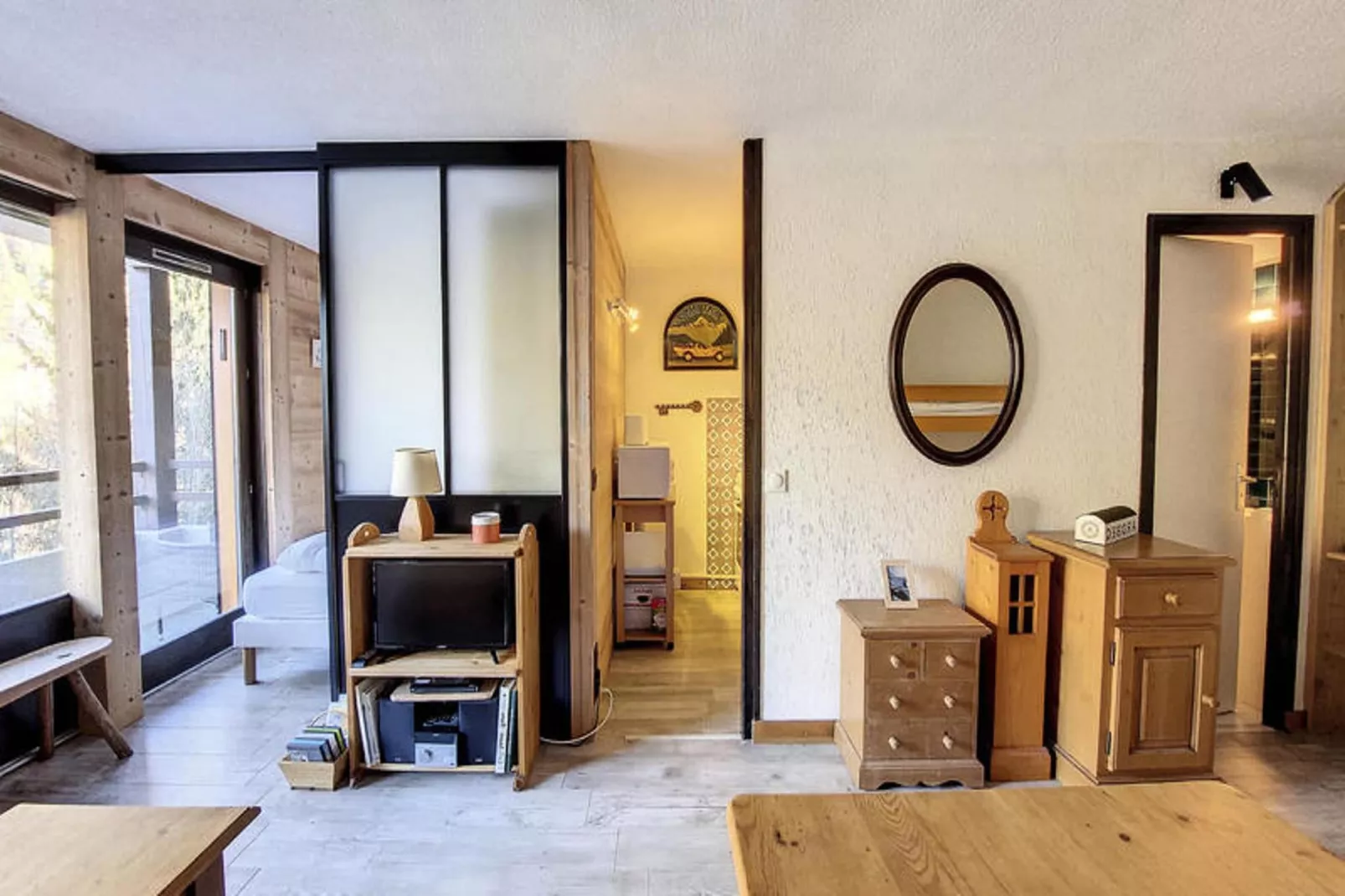 Appartements à Saint Jean d'Aulps-Woonkamer