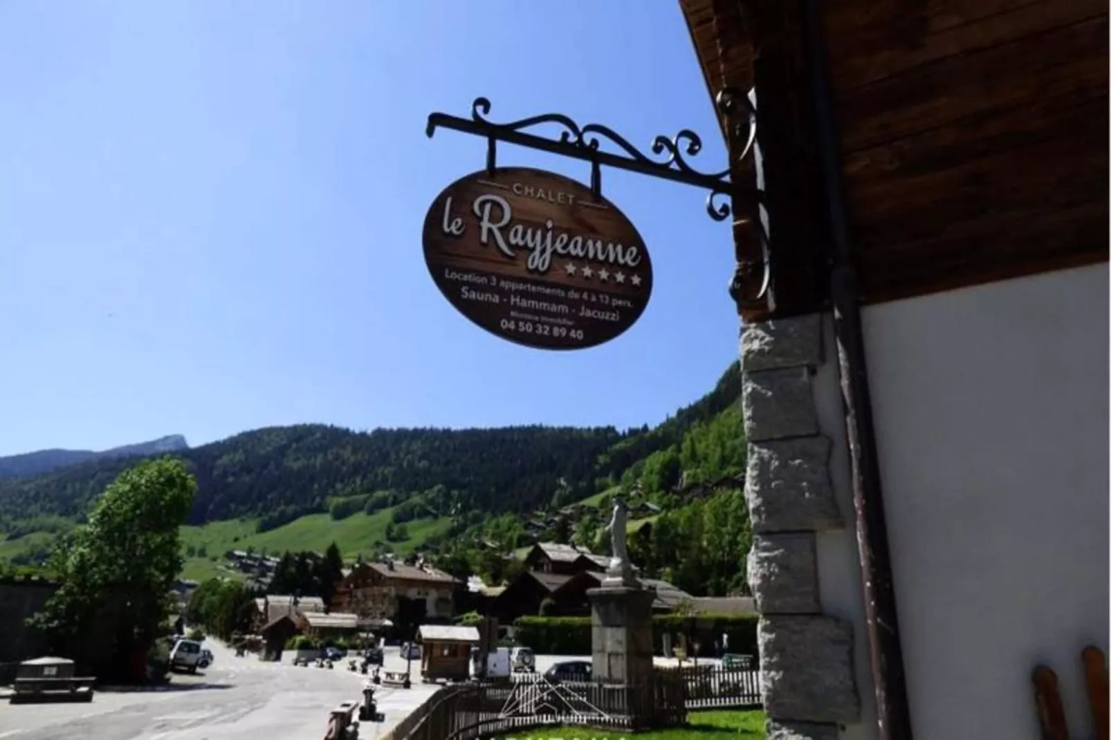 Chalet Rayjeanne-Uitzicht zomer