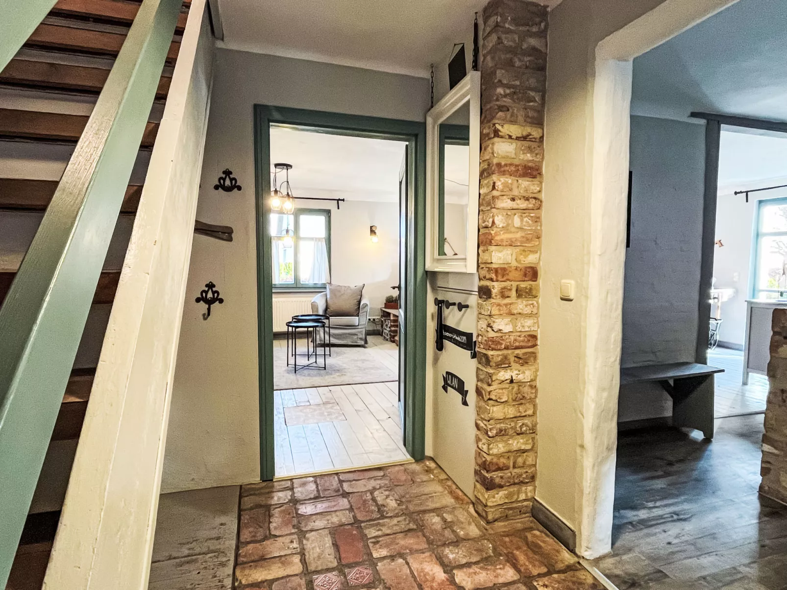 Reetgedecktes Ferienhaus Seelchen-Binnen