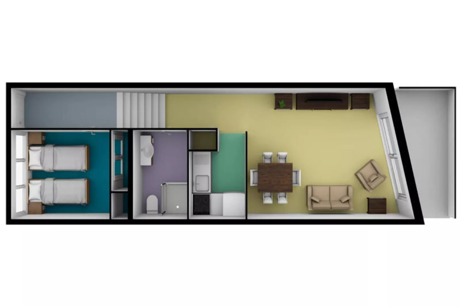 Appartements à La Clusaz-Buitenkant zomer